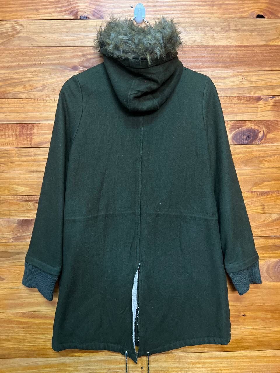Japanese Brand RAY CASSIN HOODIE WOOL FLEECE LINED PARKA Size US S / EU 44-46 / 1 - 10 Thumbnail