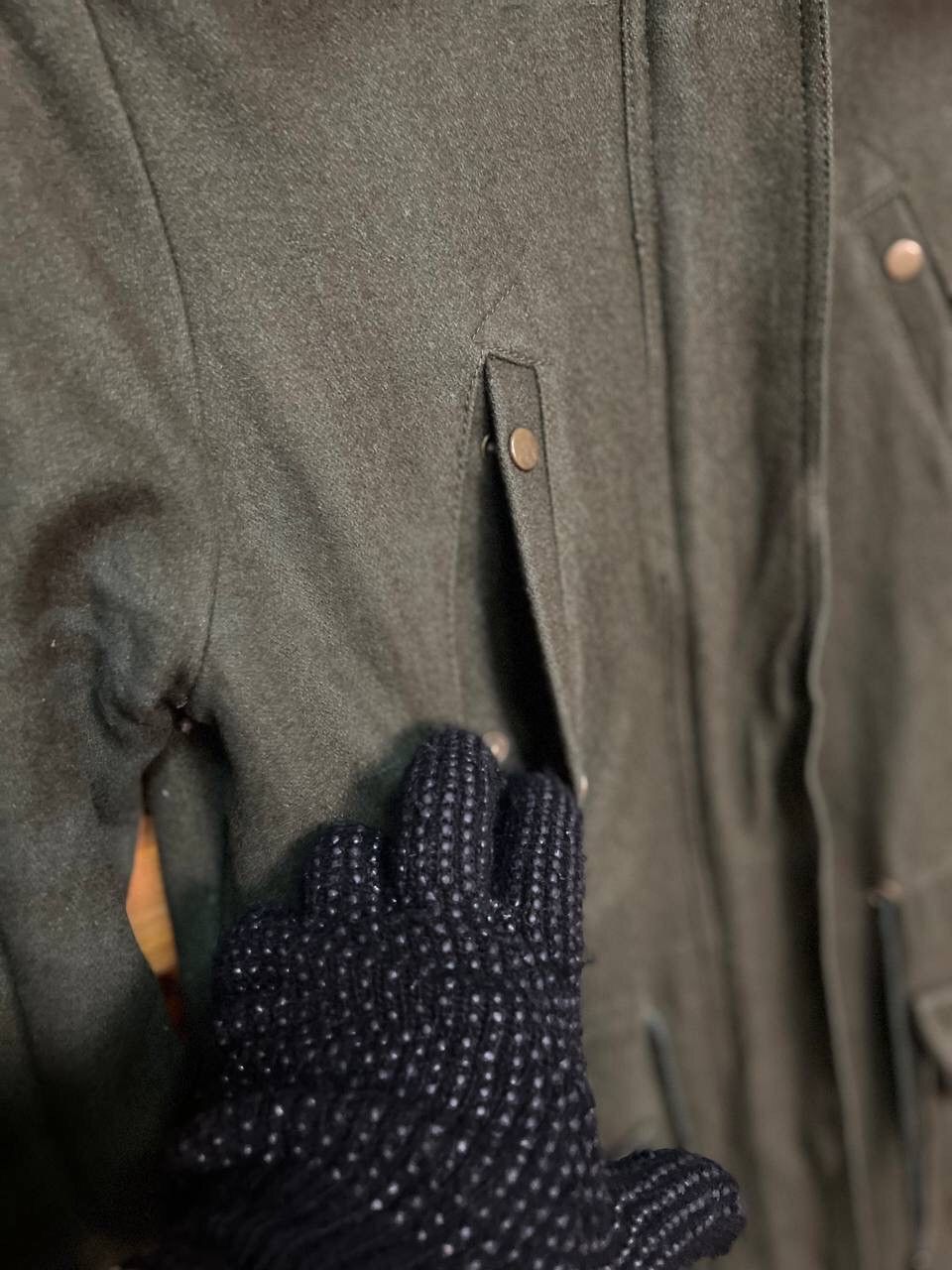 Japanese Brand RAY CASSIN HOODIE WOOL FLEECE LINED PARKA Size US S / EU 44-46 / 1 - 4 Thumbnail
