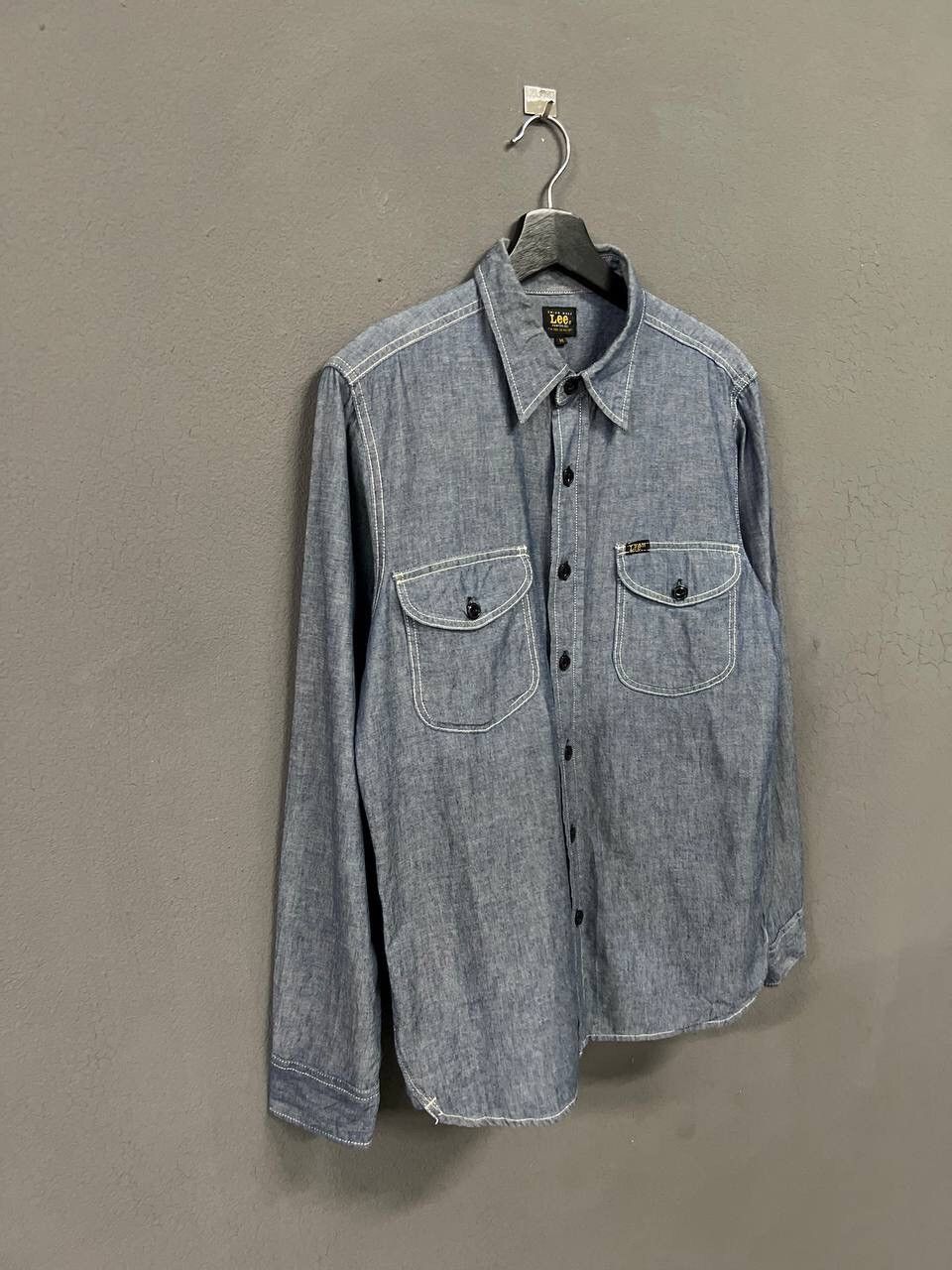Lee VINTAGE LEE CHAMBRAY FLANNEL Size US M / EU 48-50 / 2 - 2 Thumbnail