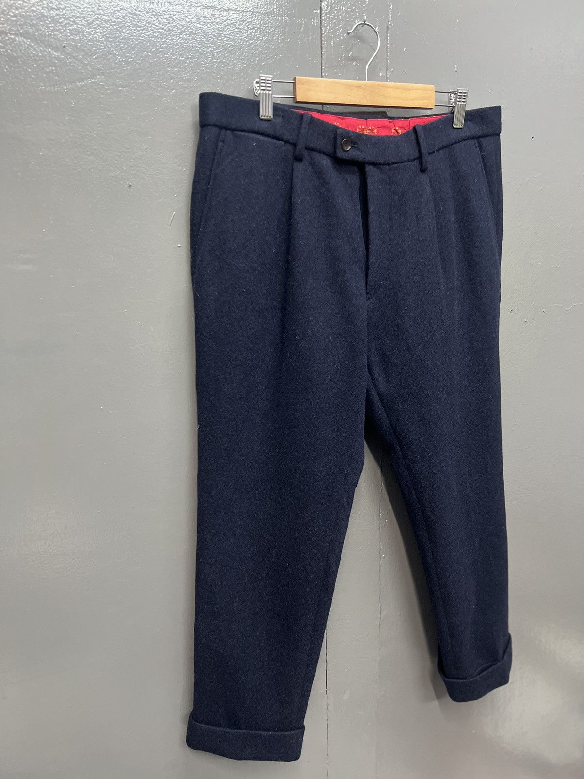 Japanese Brand ARTISAN WOOL CASUAL PANTS SIZE 34 Size US 34 / EU 50 - 2 Thumbnail