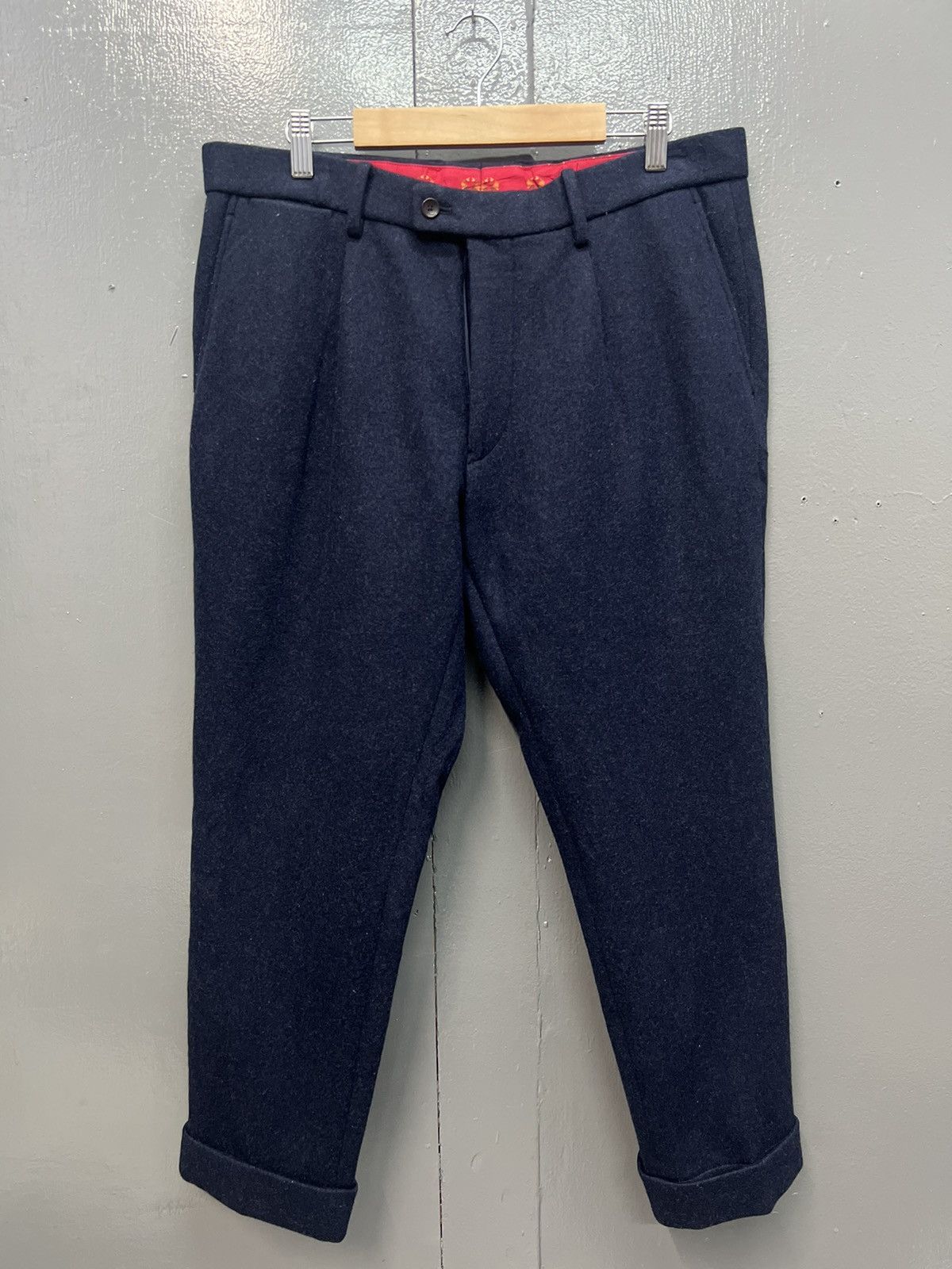Japanese Brand ARTISAN WOOL CASUAL PANTS SIZE 34 Size US 34 / EU 50 - 1 Thumbnail