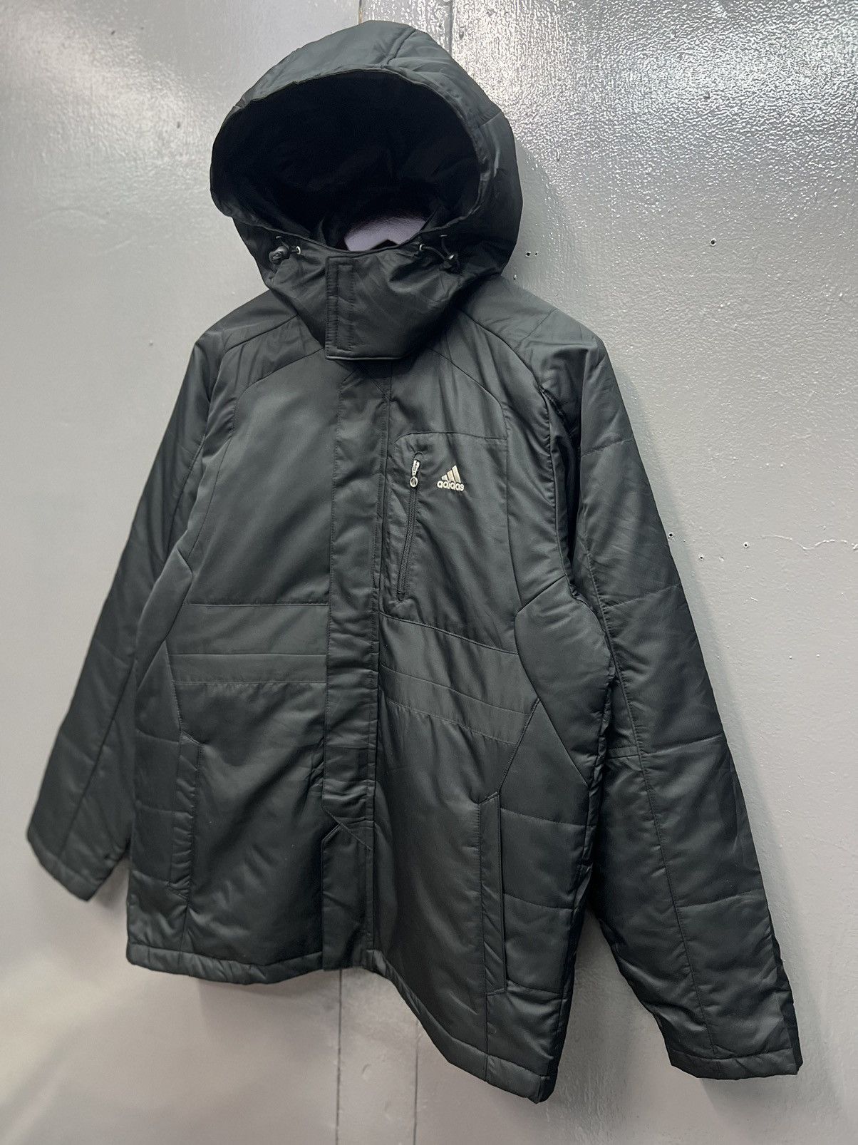 Adidas ADIDAS JACKET WITH HOODIE Size US S / EU 44-46 / 1 - 3 Thumbnail