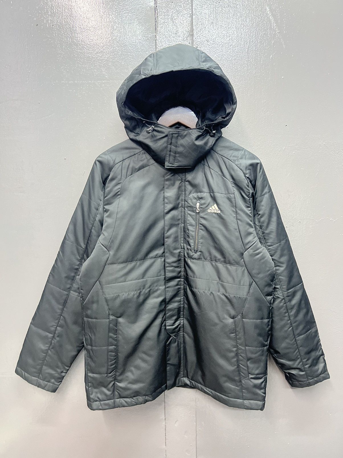 Adidas ADIDAS JACKET WITH HOODIE Size US S / EU 44-46 / 1 - 1 Thumbnail