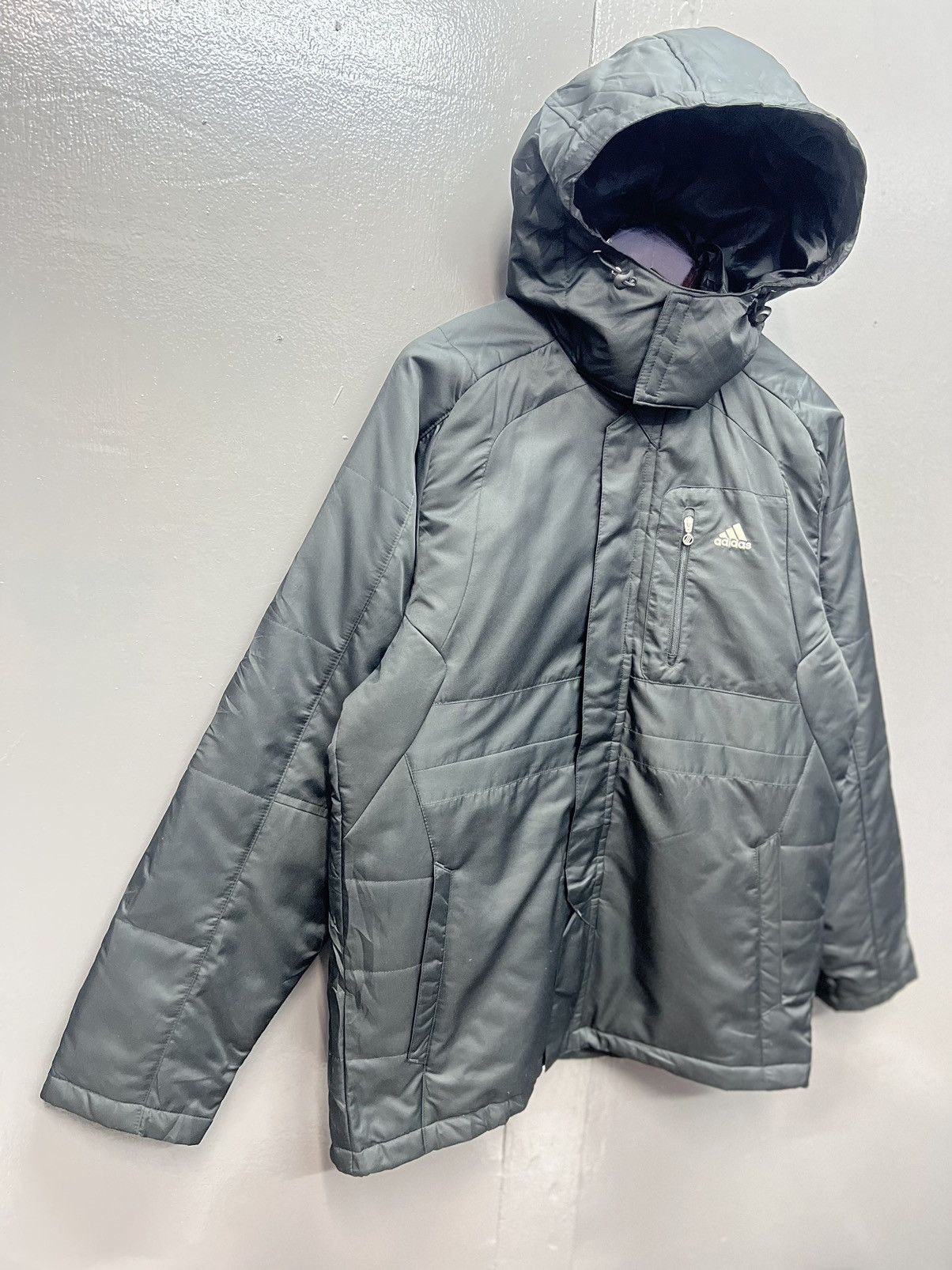 Adidas ADIDAS JACKET WITH HOODIE Size US S / EU 44-46 / 1 - 2 Thumbnail