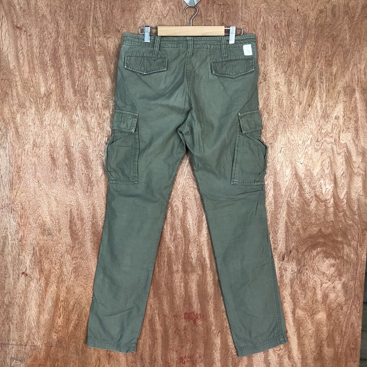 Japanese Brand D Azul Brown Multipocket utility Cargo Pants #2154 Size US 31 - 9 Thumbnail