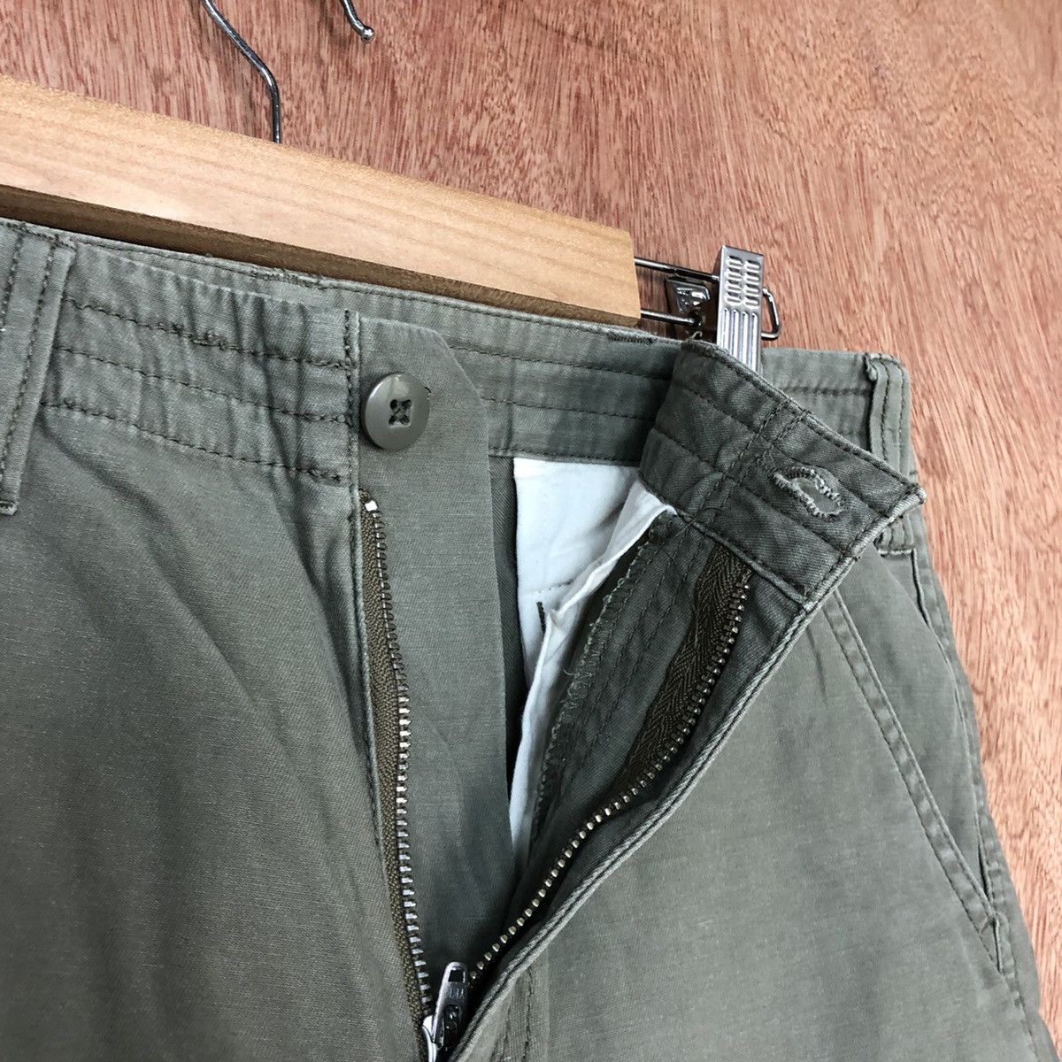 Japanese Brand D Azul Brown Multipocket utility Cargo Pants #2154 Size US 31 - 8 Thumbnail