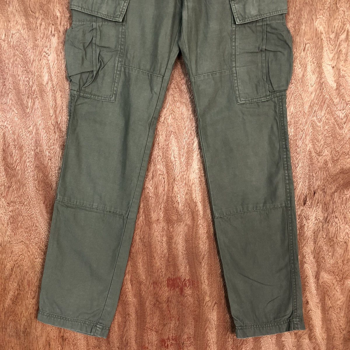 Japanese Brand D Azul Brown Multipocket utility Cargo Pants #2154 Size US 31 - 3 Thumbnail