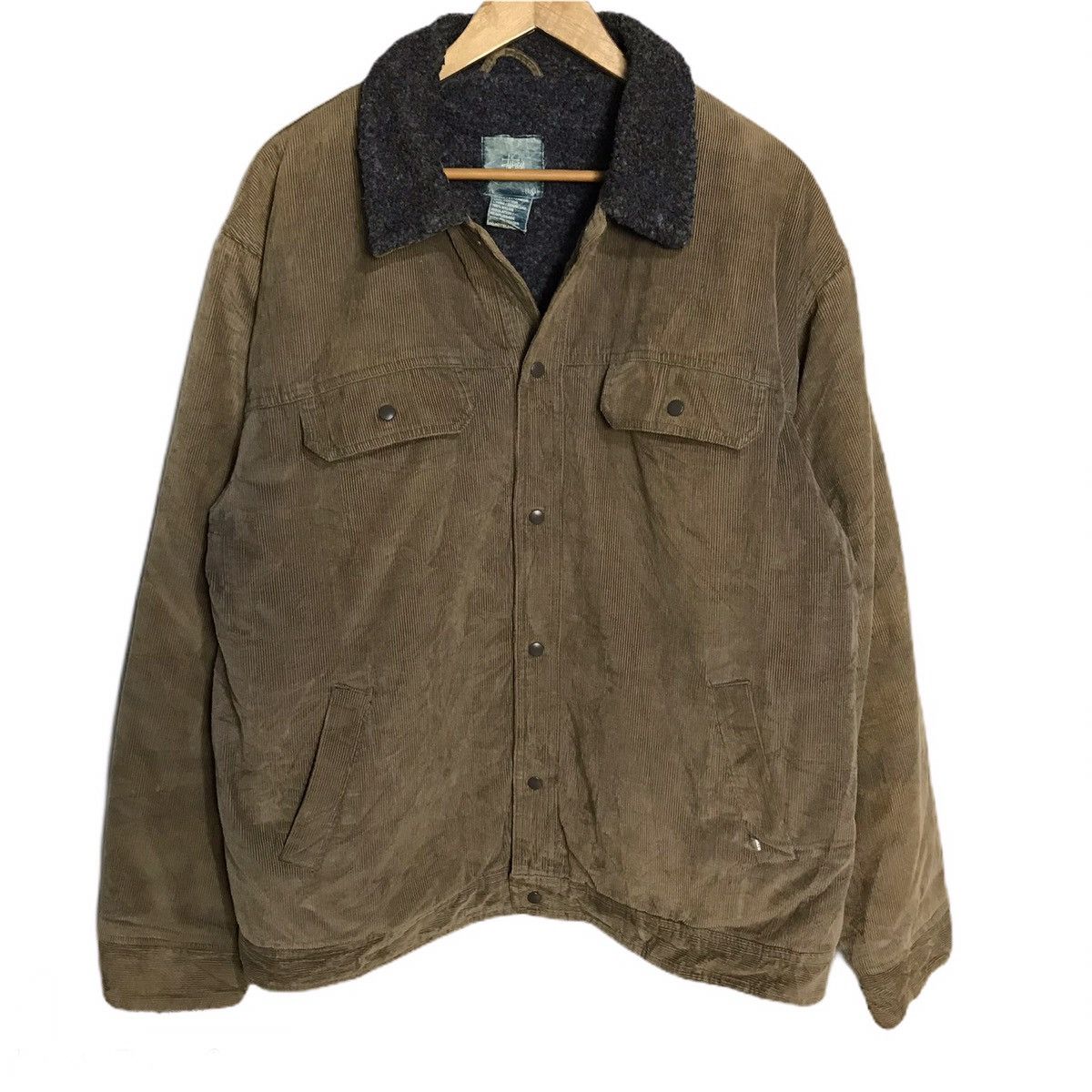 Stussy thermolite plus insulation curdoroy jacket