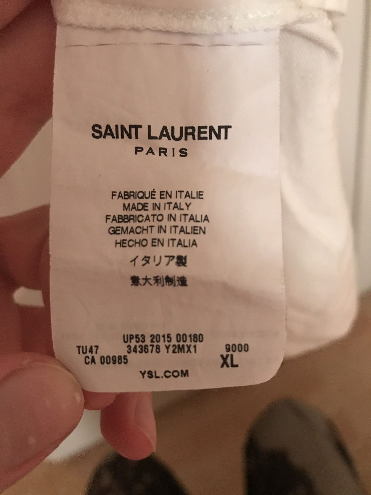 Saint Laurent Paris Ysl T Size US XL / EU 56 / 4 - 3 Thumbnail