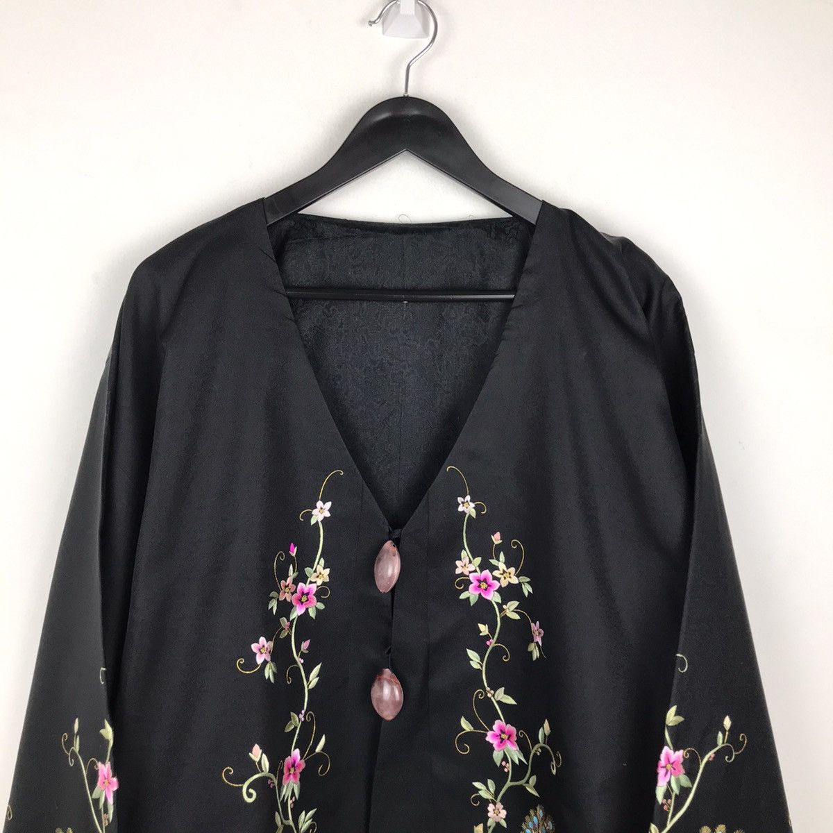 Japanese Brand × Vintage ⚡️Vintage Japanese Kimono Cardigan Embroidery Peacock Size US L / EU 52-54 / 3 - 2 Thumbnail