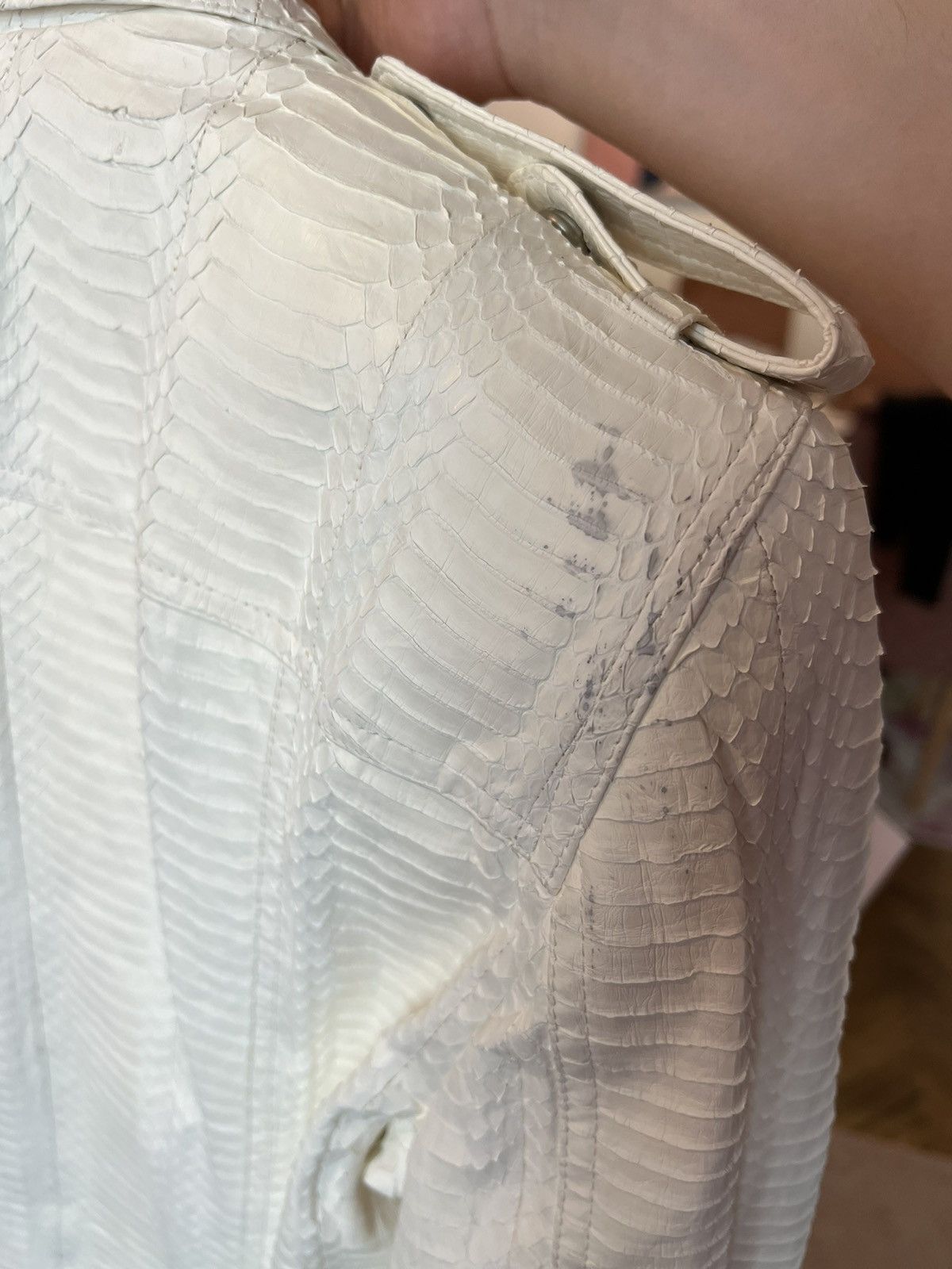 Rick Owens Snakeskin Tecuatl Jacket Size US M / EU 48-50 / 2 - 7 Thumbnail