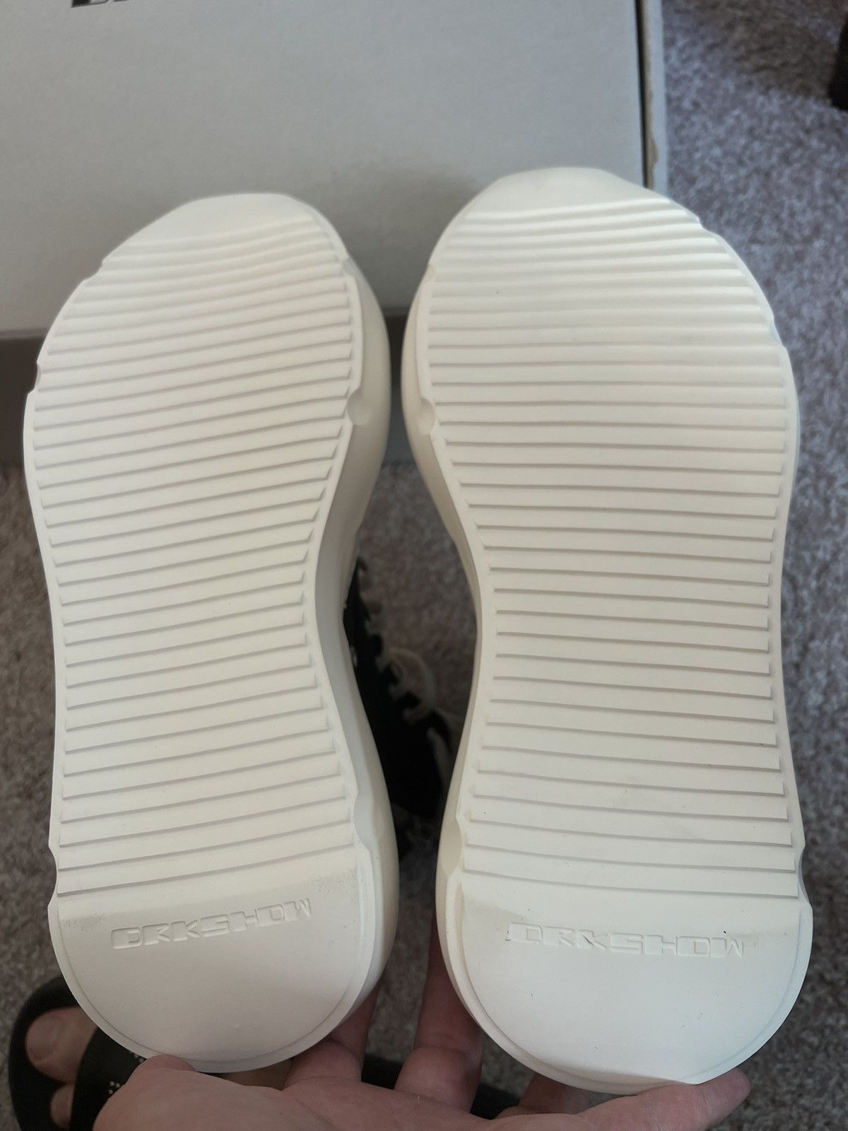 Rick Owens Rick Owens DRKSHDW Abstract Ramones Size US 10 / EU 43 - 11 Thumbnail