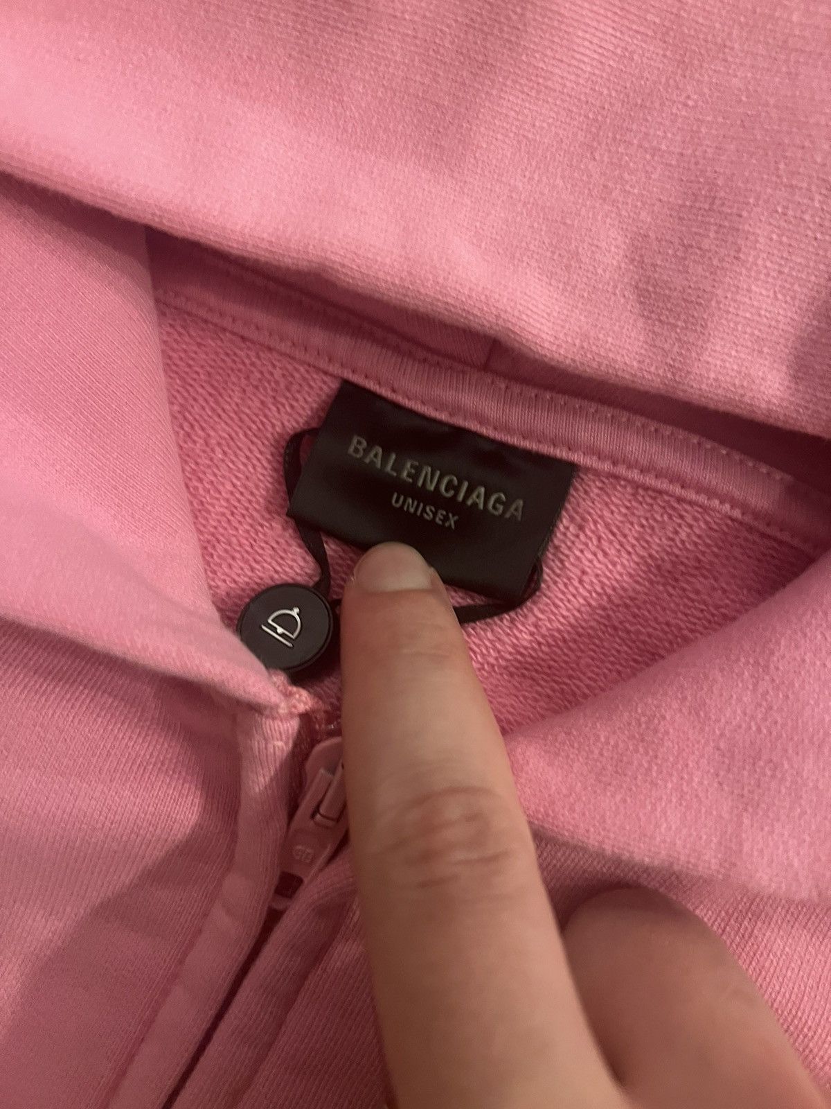 Balenciaga AW22 BALENCIAGA PINK polo hoodie Sz.2 Size US M / EU 48-50 / 2 - 5 Thumbnail