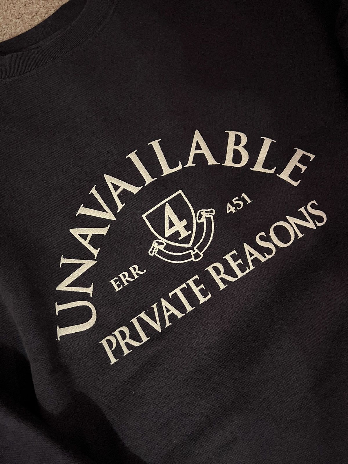 Vetements *RARE* AW 19 UNAVIABLE VETEMENTS sweatshirt Size US M / EU 48-50 / 2 - 5 Thumbnail