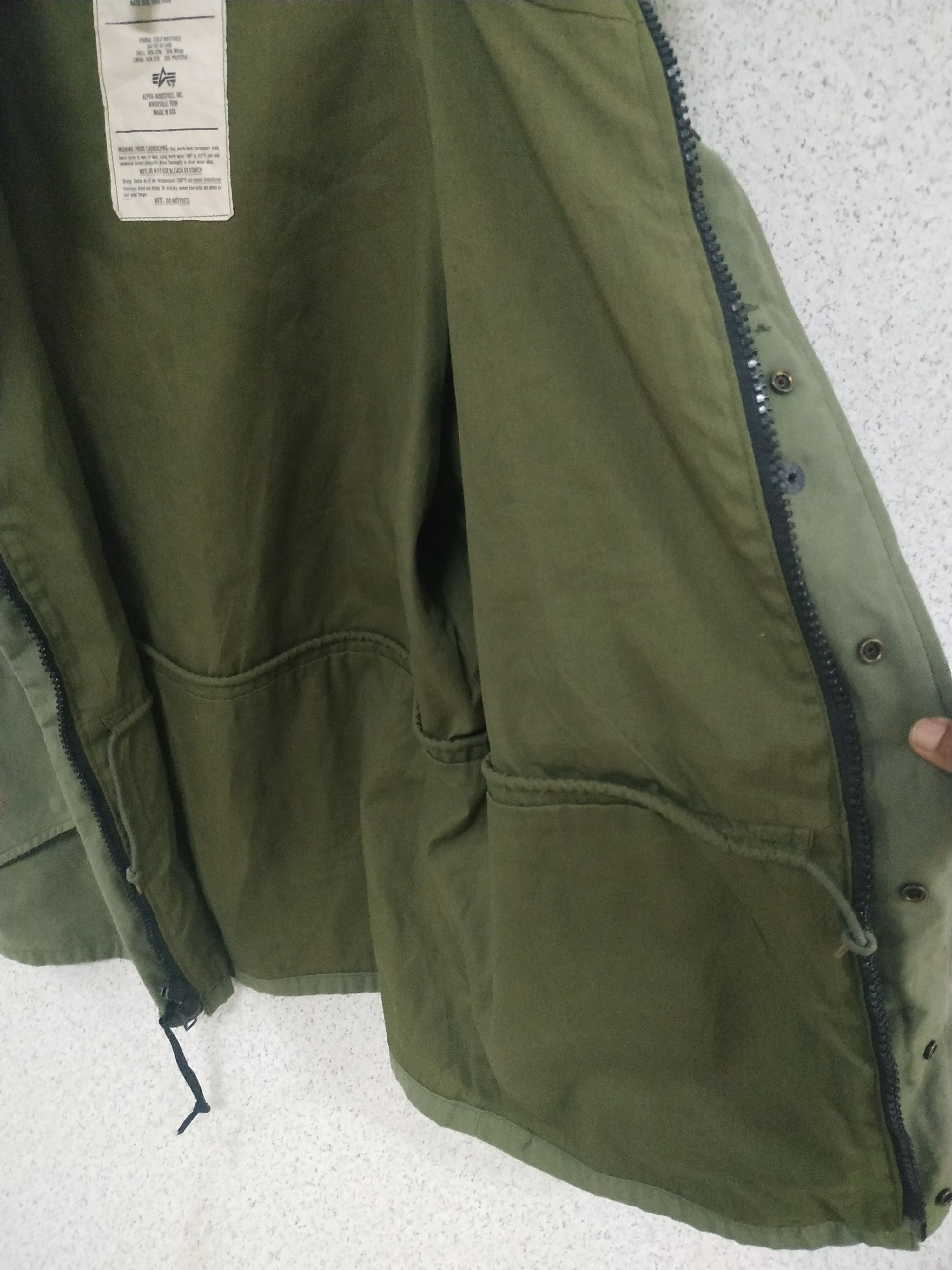 Alpha Industries × Vintage Vintage Alpha Industries Cold Weather Parka Made in USA Size US L / EU 52-54 / 3 - 5 Thumbnail