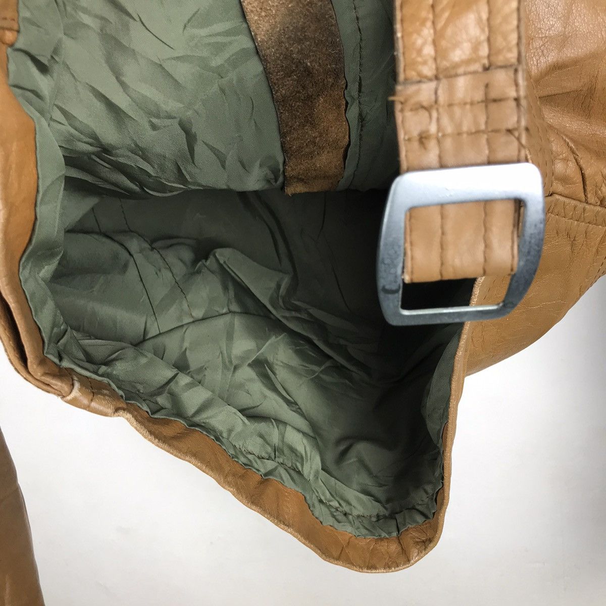 Handmade × Vintage Vintage Handmade Leather Motorcycle Jacket Size US S / EU 44-46 / 1 - 14 Thumbnail