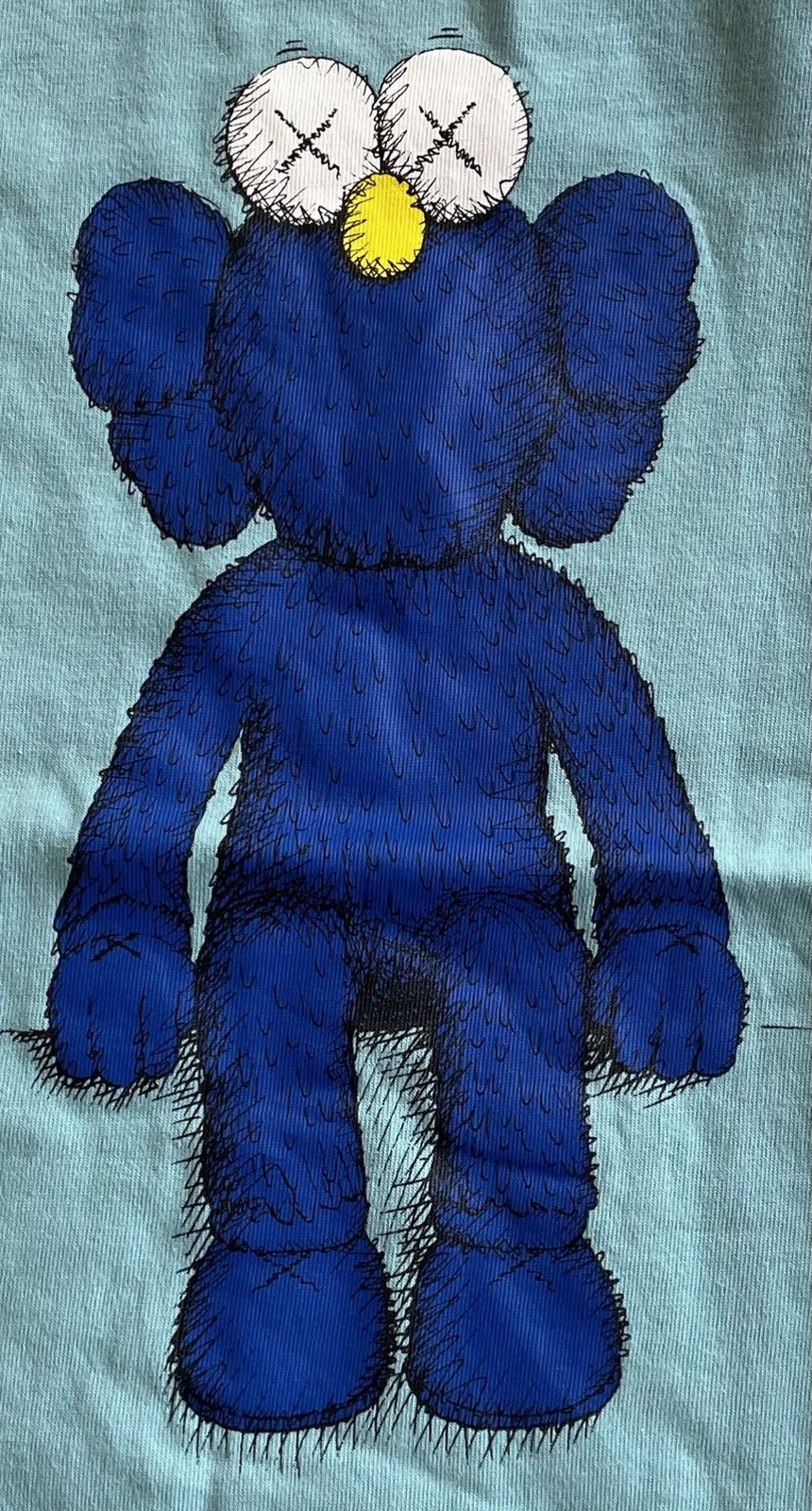 Kaws × Uniqlo 2XL XXL UT Green Blue BFF Tee Shirt Plush Figure First Size US XXL / EU 58 / 5 - 2 Thumbnail