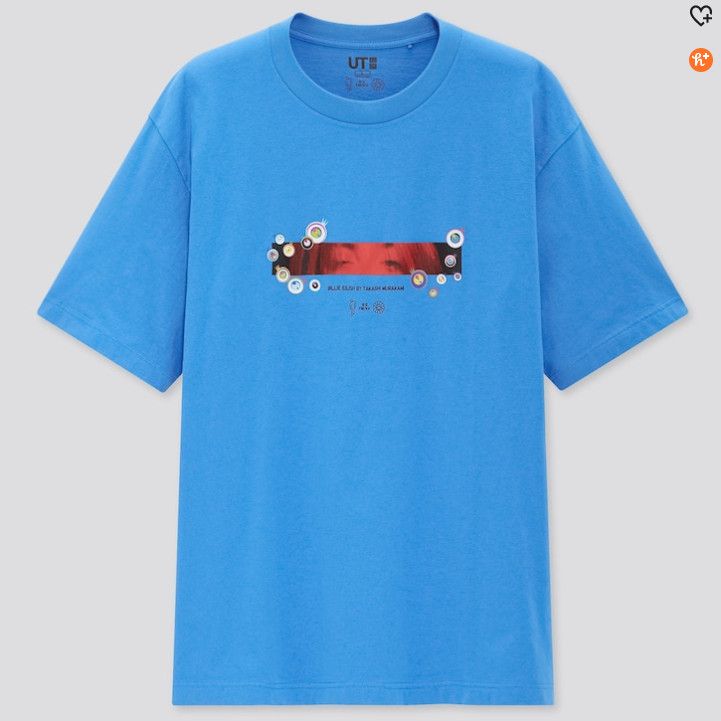 Billie Eilish 3XL UNIQLO BILLIE EILISH TAKASHI MURAKAMI BLUE T-SHIRT Size US XXL / EU 58 / 5 - 1 Thumbnail