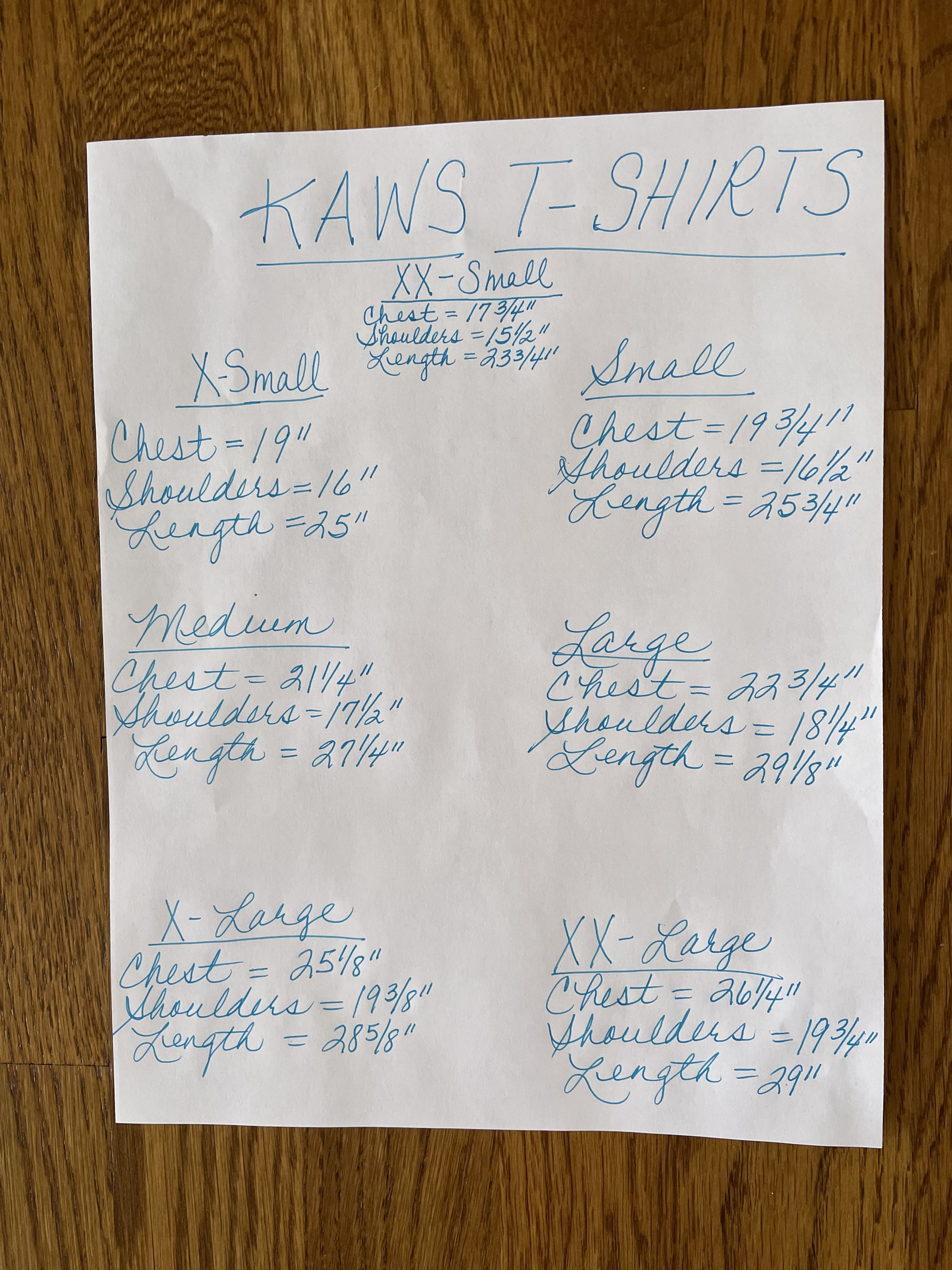 Kaws × Uniqlo 2XL XXL UT White Gone Tee Shirt Blue BFF Plush Figure First Size US XXL / EU 58 / 5 - 5 Thumbnail