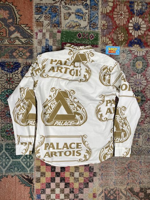 Palace Palace SS21 Stella Artois Oxford Button Up Shirt | Grailed