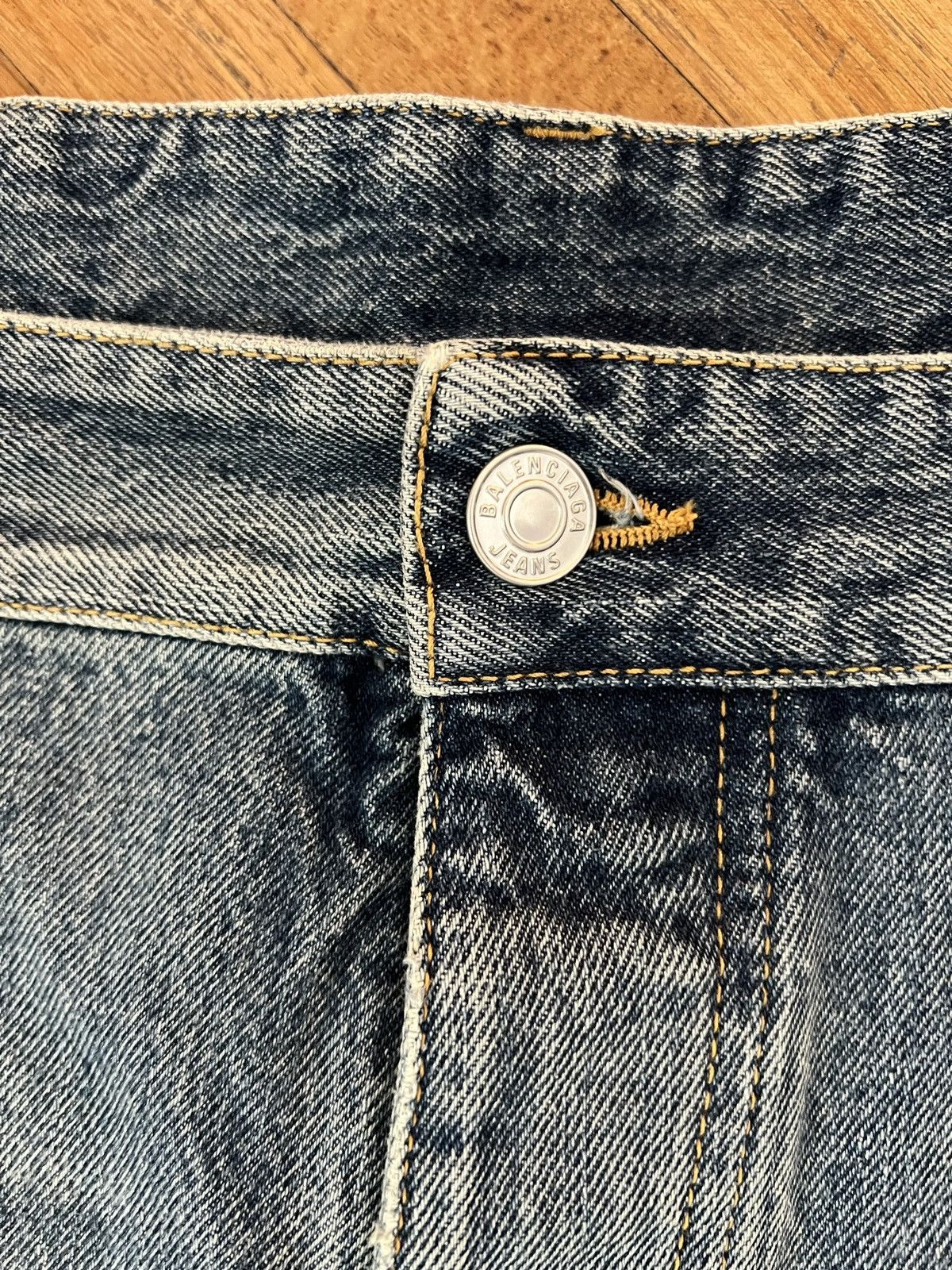 *RARE* Balenciaga X Adidas jeans light wash