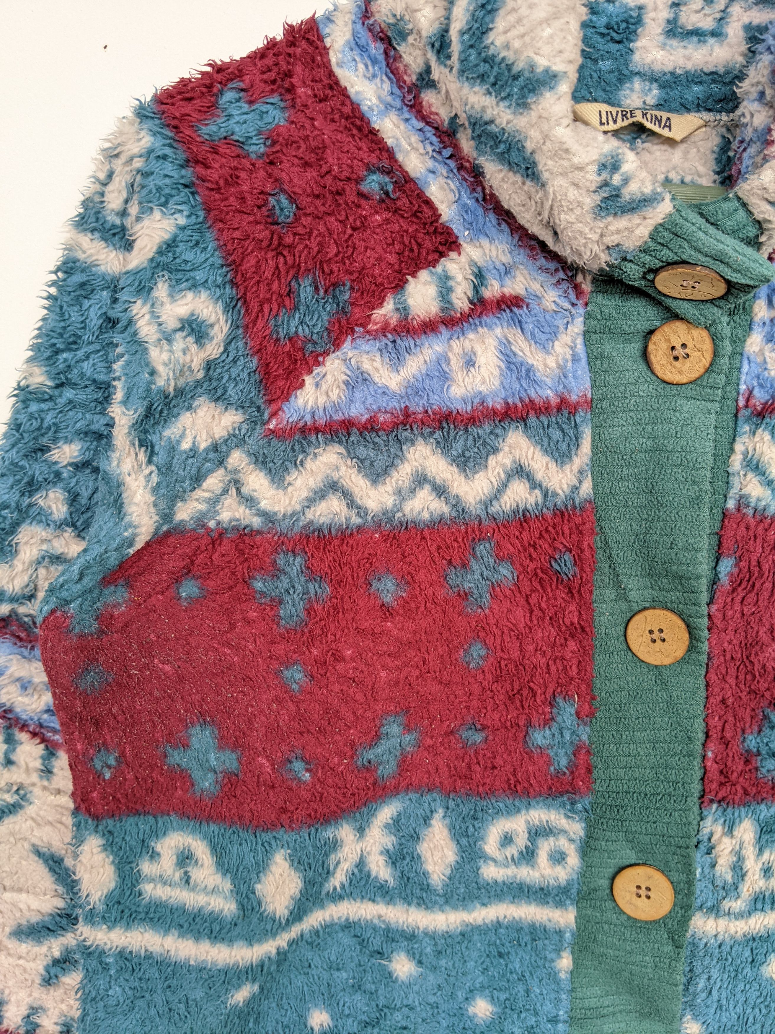 Other Vintage Livre Kina Sherpa Sweater Size US S / EU 44-46 / 1 - 5 Thumbnail