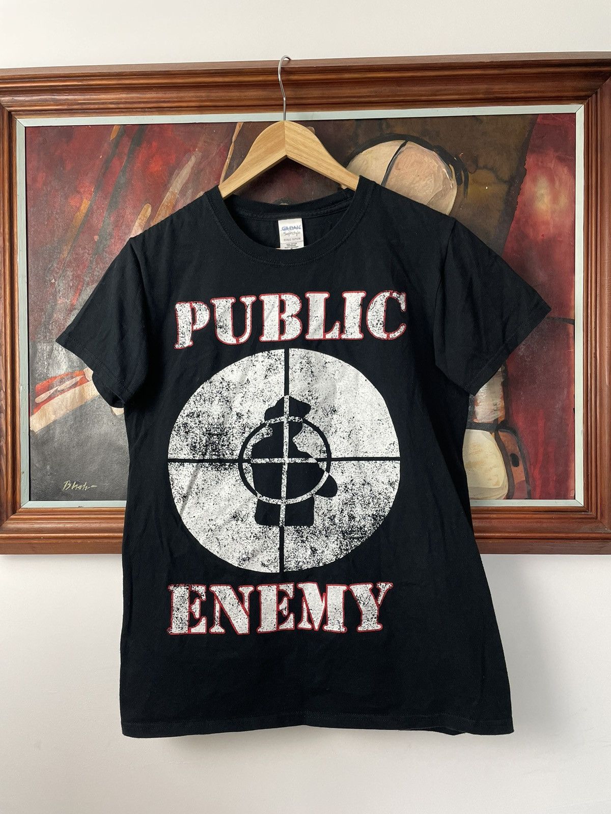 Band Tees Public Enemy Classic Logo Rap Band Tee Rare Streetwear Size US S / EU 44-46 / 1 - 1 Thumbnail