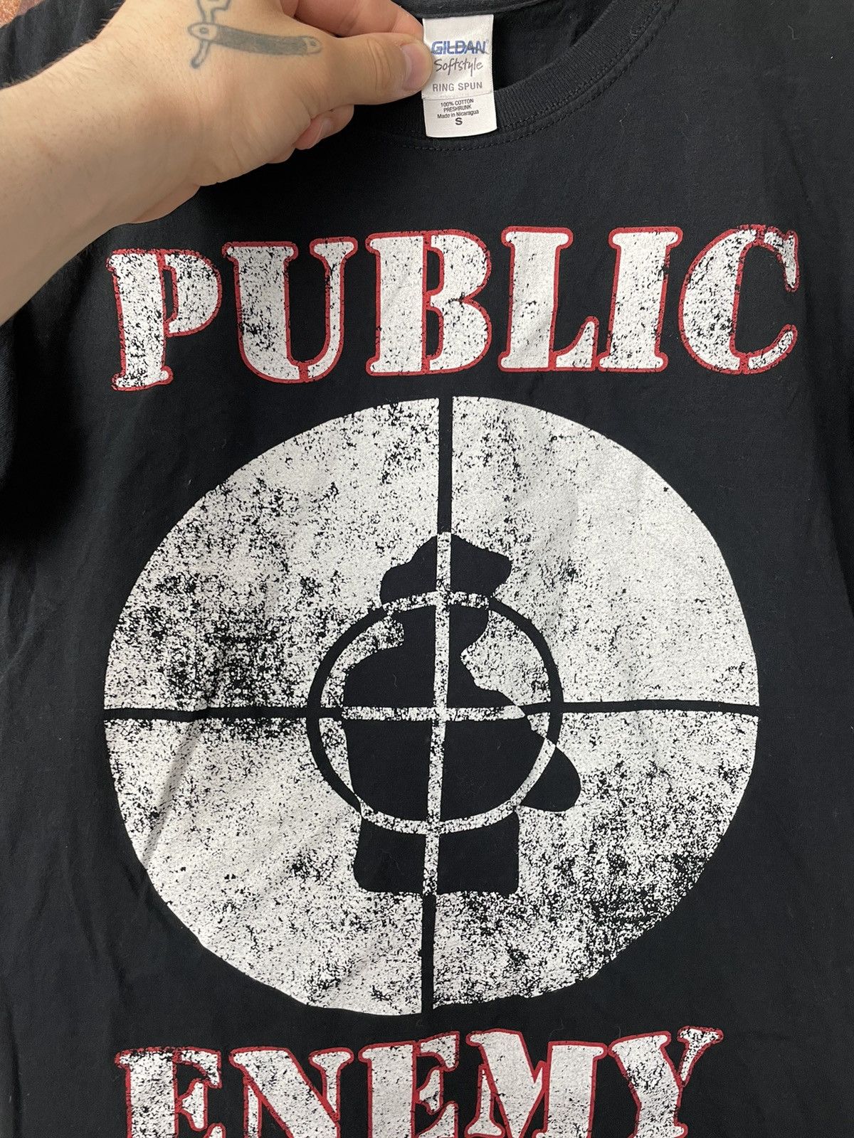 Band Tees Public Enemy Classic Logo Rap Band Tee Rare Streetwear Size US S / EU 44-46 / 1 - 2 Thumbnail