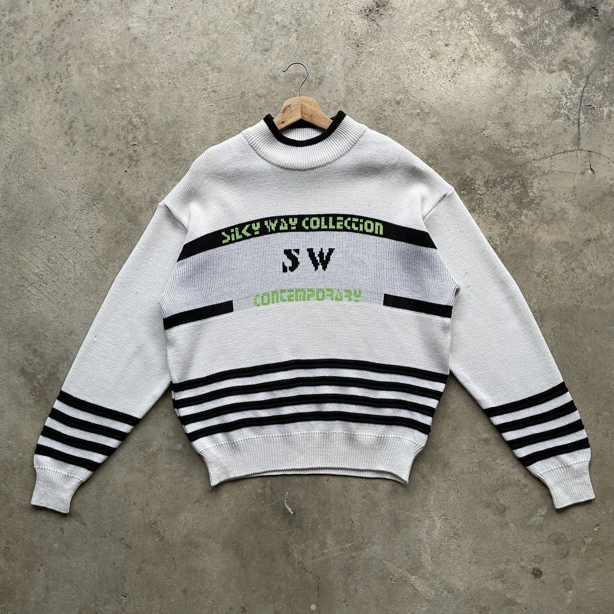 Japanese Brand Vintage Silky Way Japan With Logo Knitwear Sweater Jumper Size US L / EU 52-54 / 3 - 1 Thumbnail