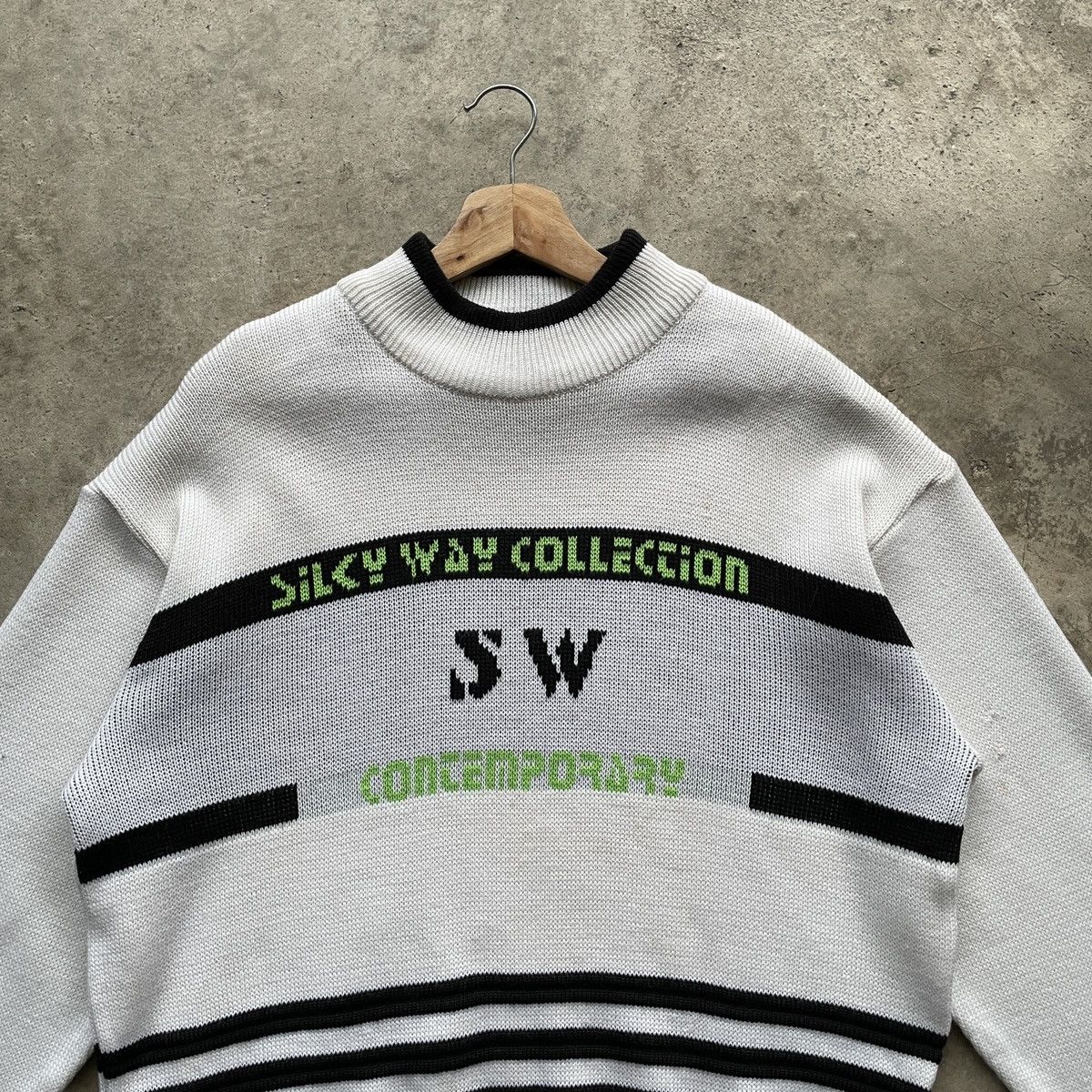 Japanese Brand Vintage Silky Way Japan With Logo Knitwear Sweater Jumper Size US L / EU 52-54 / 3 - 3 Thumbnail