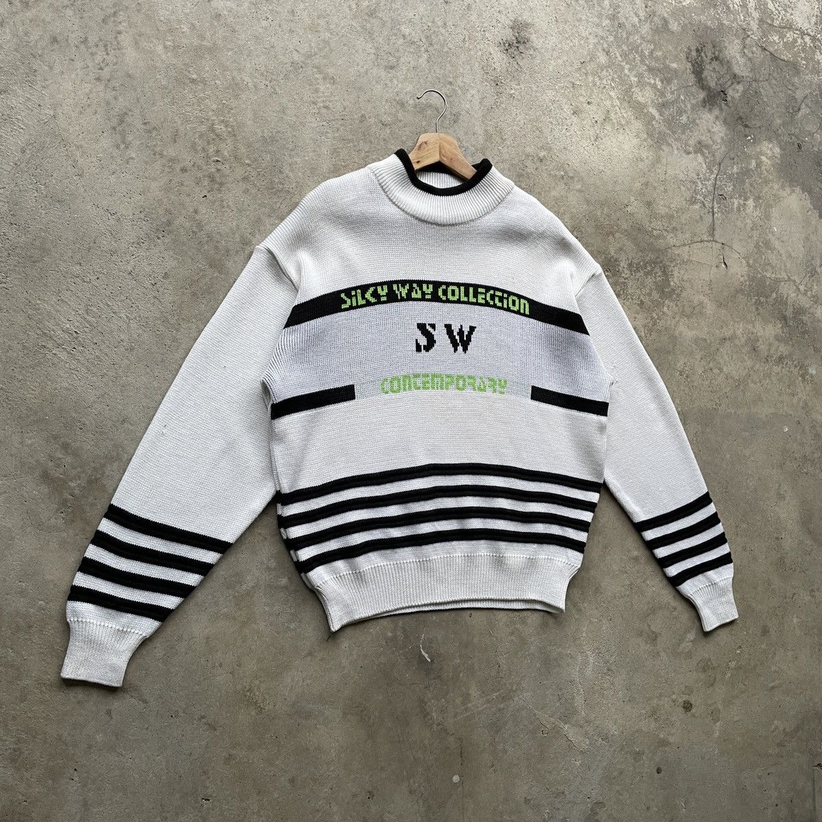 Japanese Brand Vintage Silky Way Japan With Logo Knitwear Sweater Jumper Size US L / EU 52-54 / 3 - 2 Thumbnail