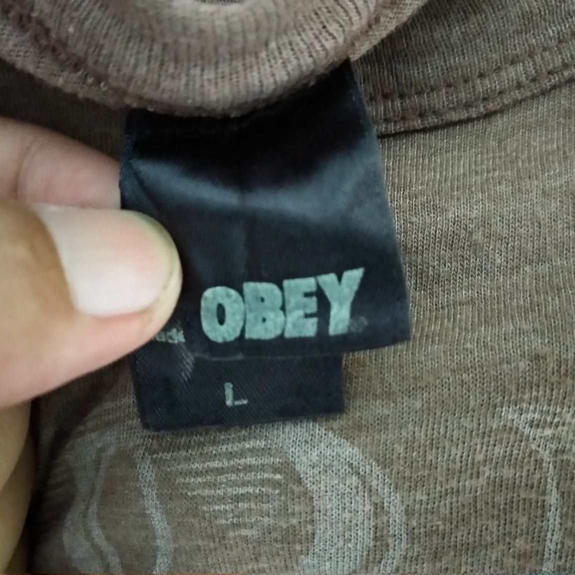 Obey Vintage 2000's OBEY Graphic Tee Shirt 50/50 Fabrics Size US L / EU 52-54 / 3 - 5 Thumbnail