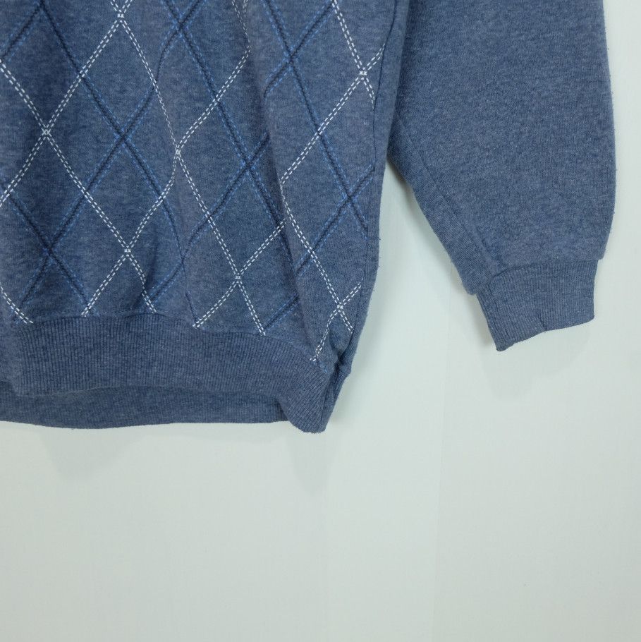 Lyle & Scott × Vintage 90's LYLE AND SCOTT Button Up Nice Design Retro Sweatshirt Size US M / EU 48-50 / 2 - 5 Thumbnail