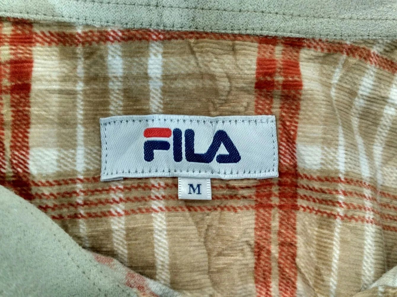 Fila FILA Check Button Up Casual Shirt Size US M / EU 48-50 / 2 - 10 Thumbnail