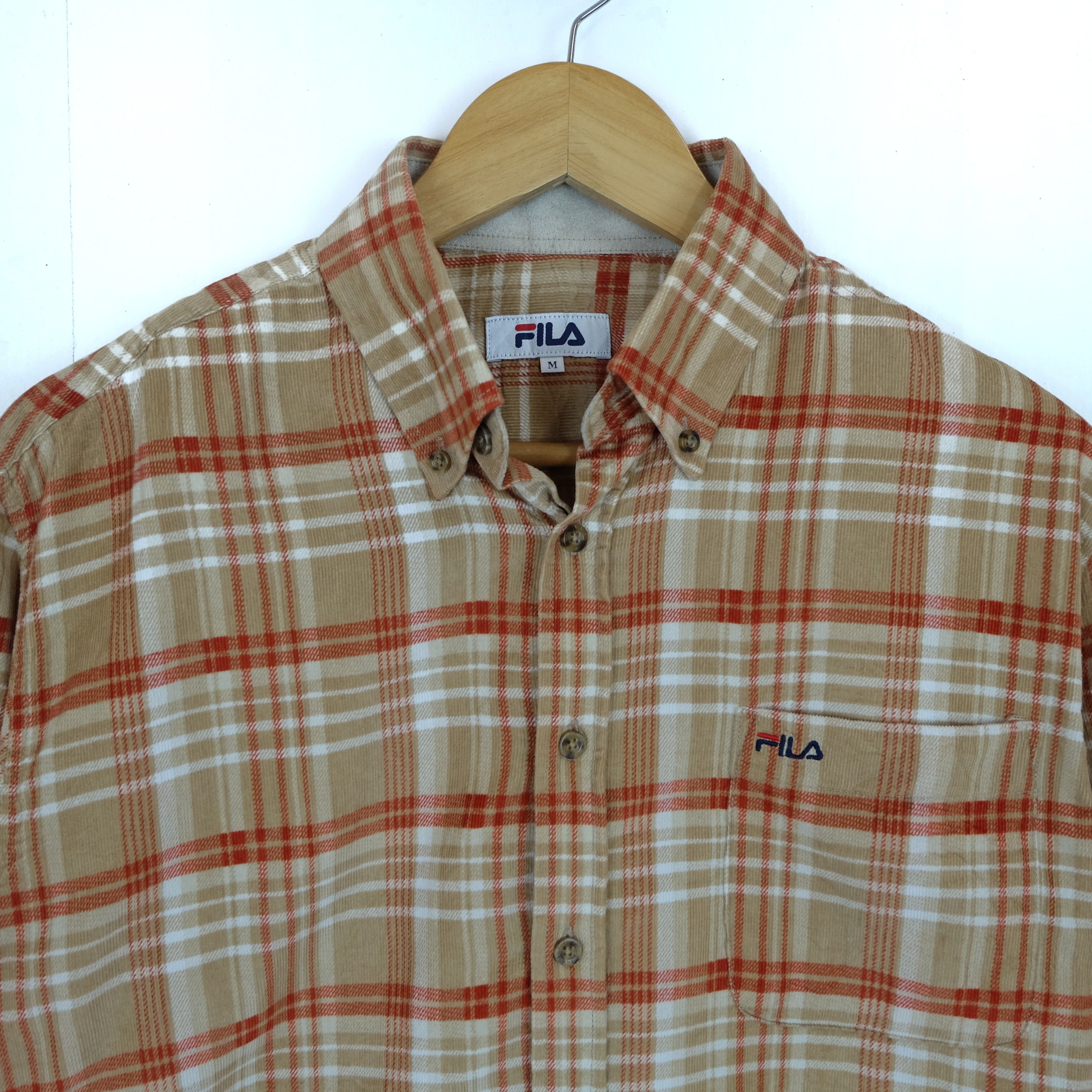 Fila FILA Check Button Up Casual Shirt Size US M / EU 48-50 / 2 - 3 Thumbnail