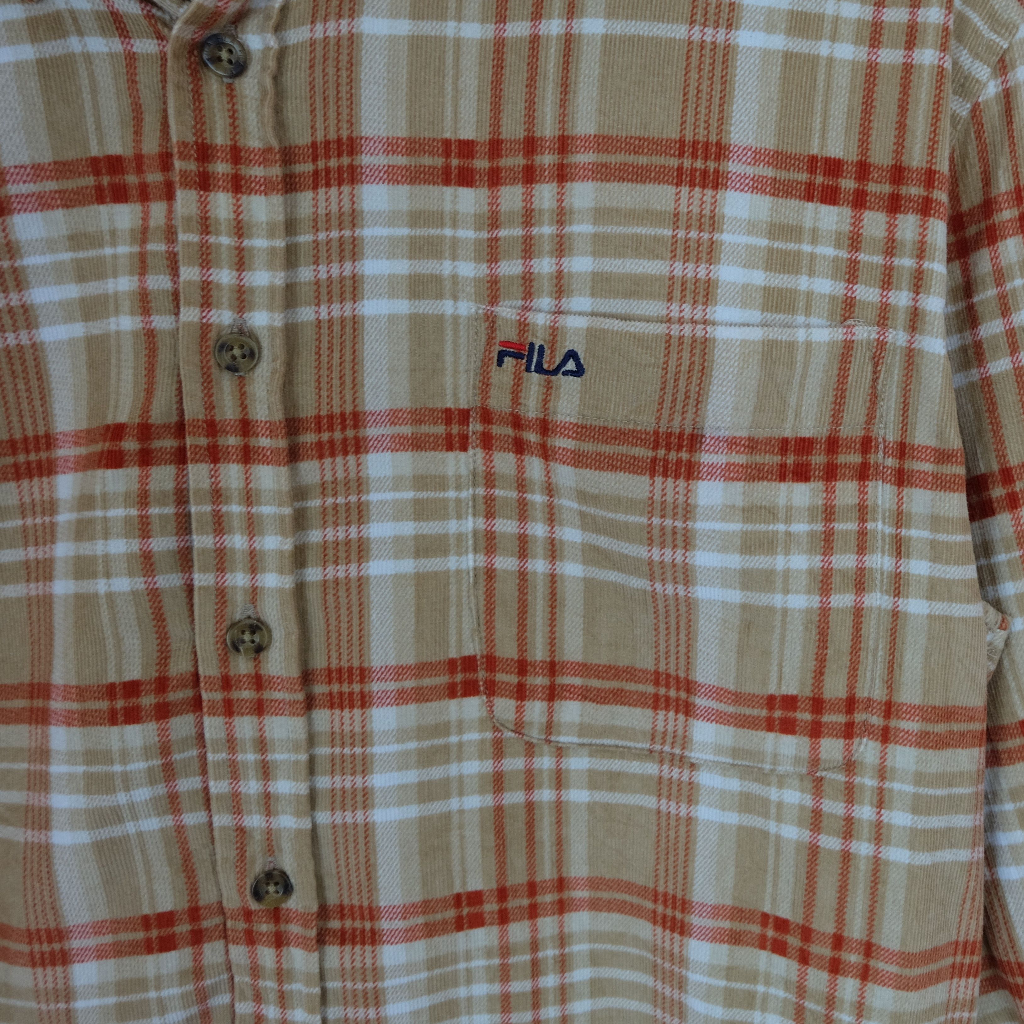 Fila FILA Check Button Up Casual Shirt Size US M / EU 48-50 / 2 - 5 Thumbnail