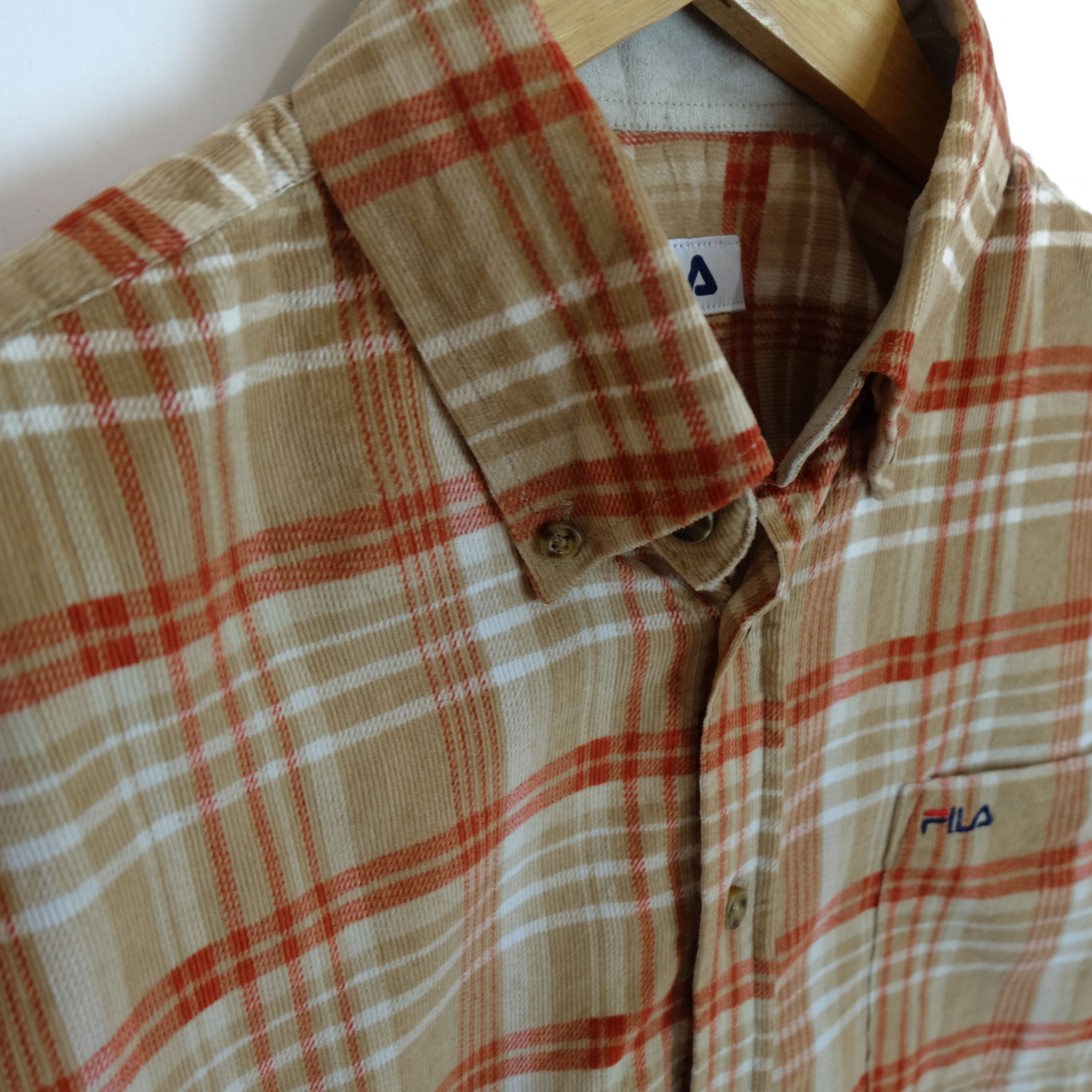 Fila FILA Check Button Up Casual Shirt Size US M / EU 48-50 / 2 - 7 Thumbnail
