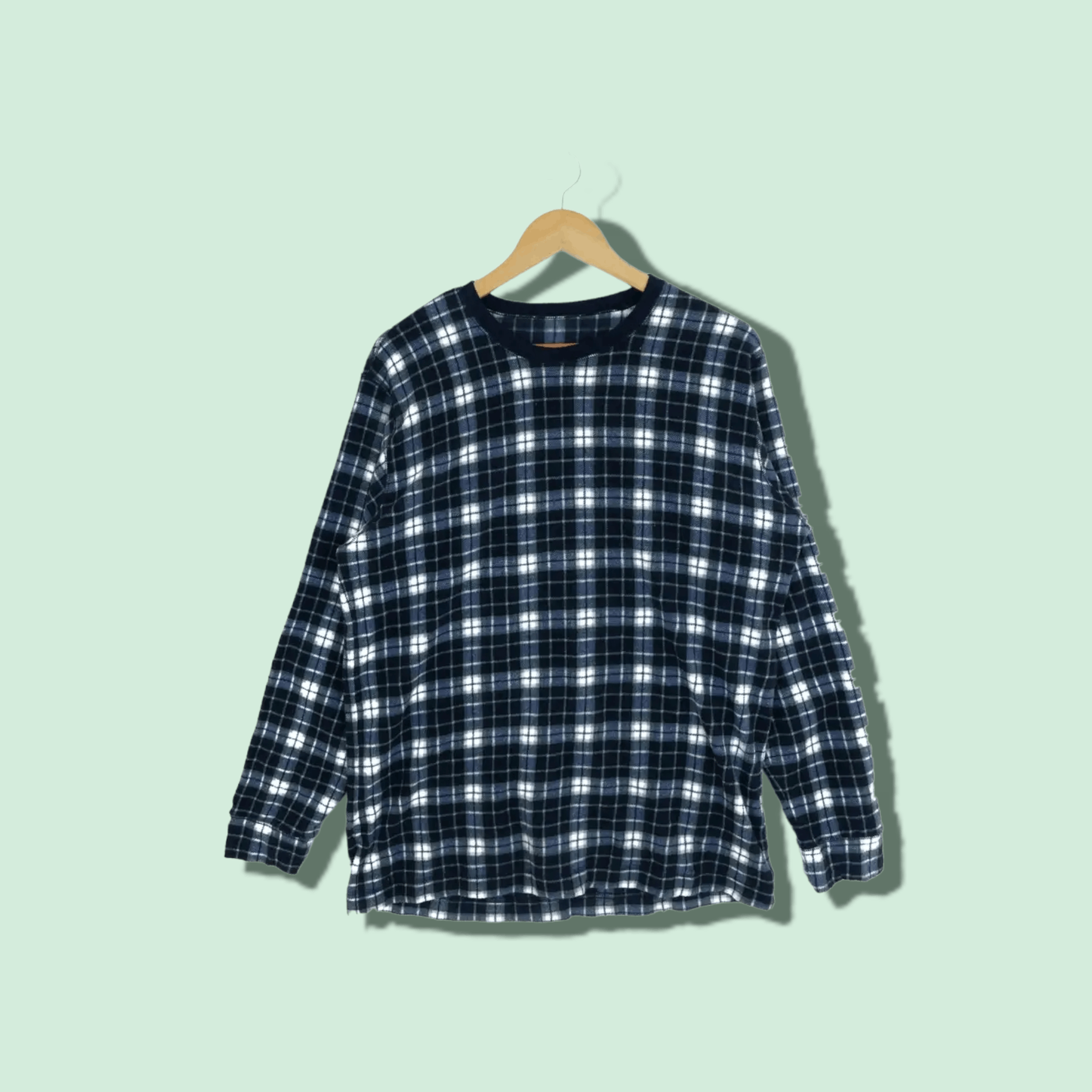 Japanese Brand × Uniqlo UNIQLO Check Sweatshirt Jumper Size US XL / EU 56 / 4 - 1 Thumbnail