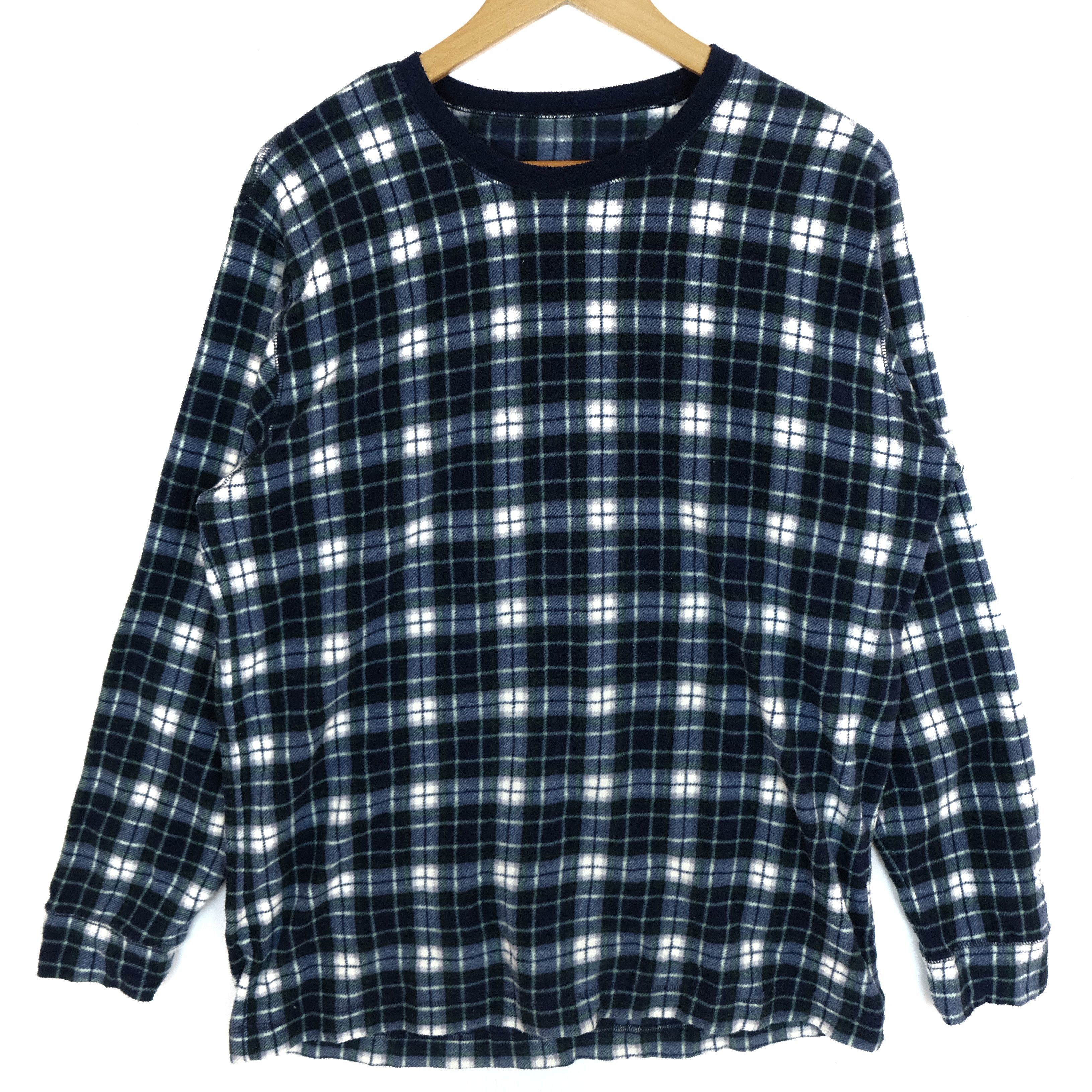 Japanese Brand × Uniqlo UNIQLO Check Sweatshirt Jumper Size US XL / EU 56 / 4 - 2 Thumbnail