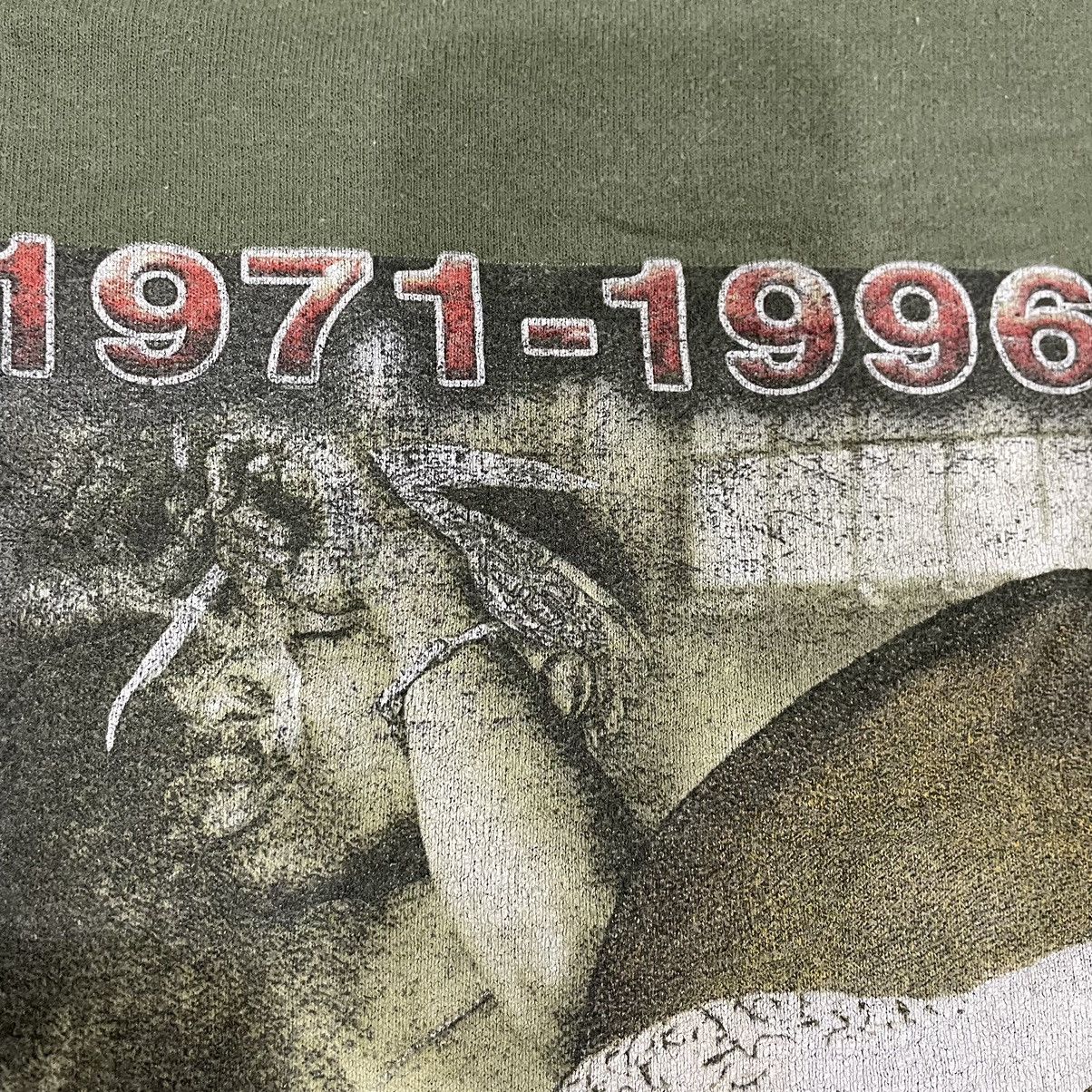 Rap Tees Vintage Tupac Olive Green Hoodie Size US M / EU 48-50 / 2 - 7 Thumbnail