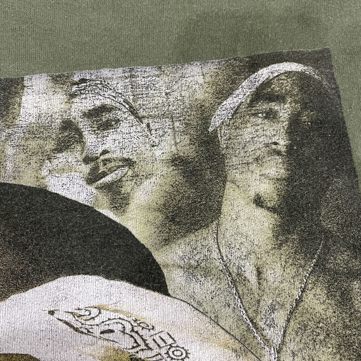 Rap Tees Vintage Tupac Olive Green Hoodie Size US M / EU 48-50 / 2 - 8 Thumbnail