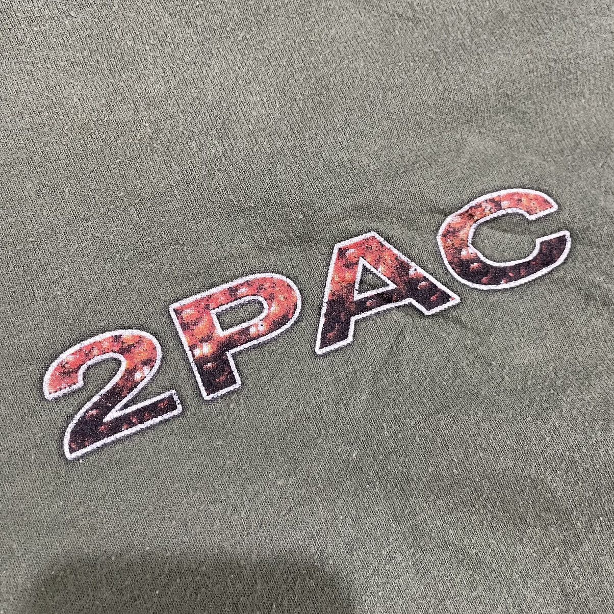 Rap Tees Vintage Tupac Olive Green Hoodie Size US M / EU 48-50 / 2 - 3 Thumbnail