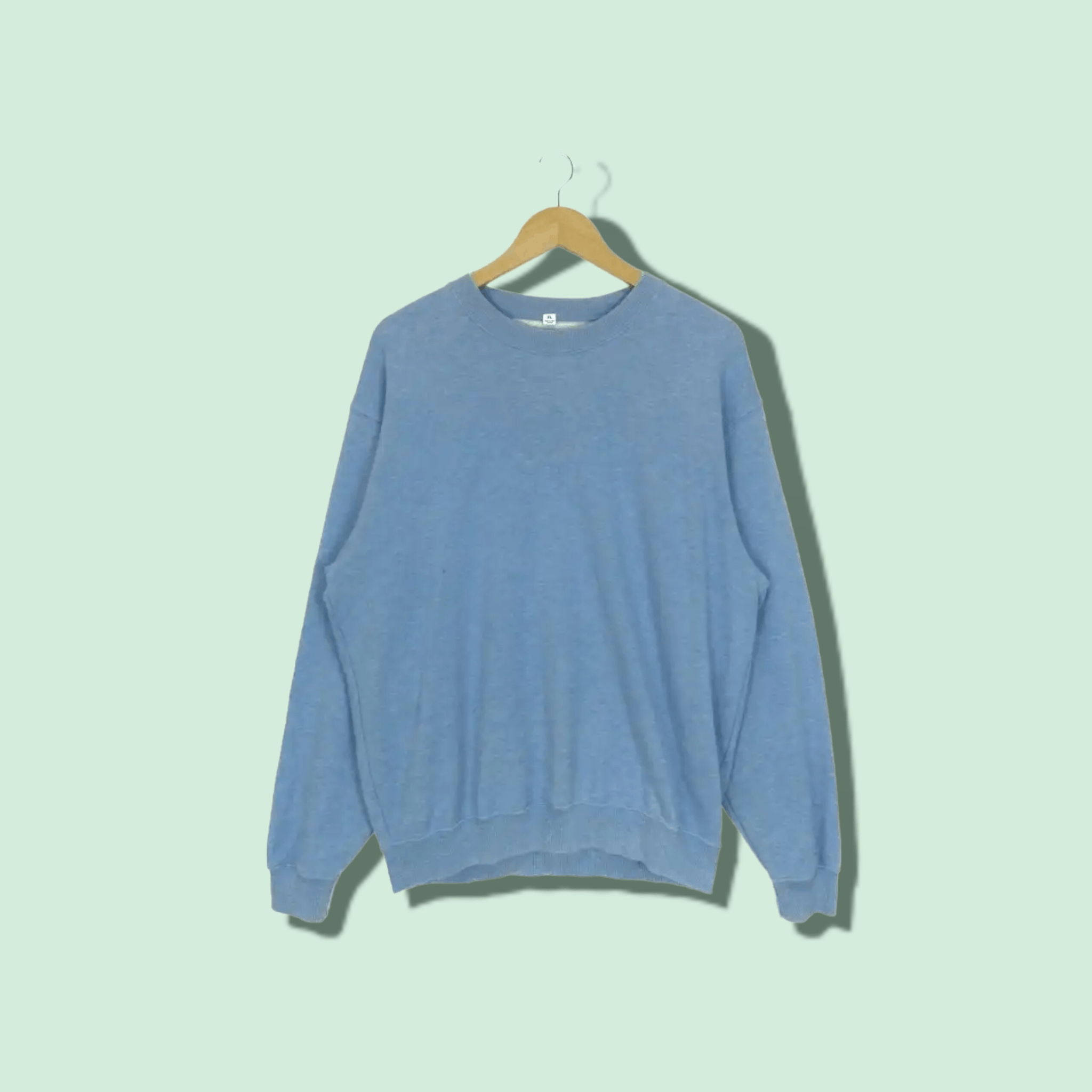 Japanese Brand × Uniqlo UNIQLO Blue Ocean Plain Sweatshirts Jumper Sweater Size US XL / EU 56 / 4 - 1 Thumbnail