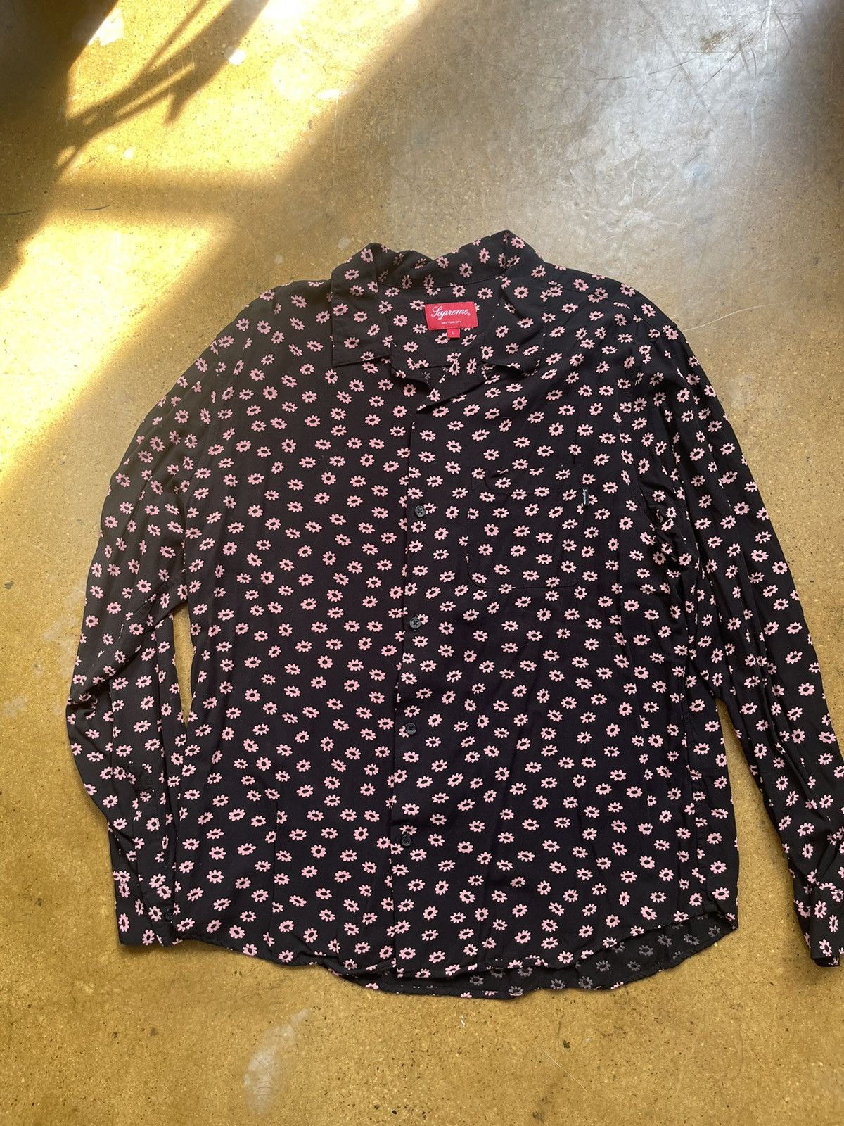 Supreme Supreme Camp Collar Rayon Flower Size US L / EU 52-54 / 3 - 1 Thumbnail