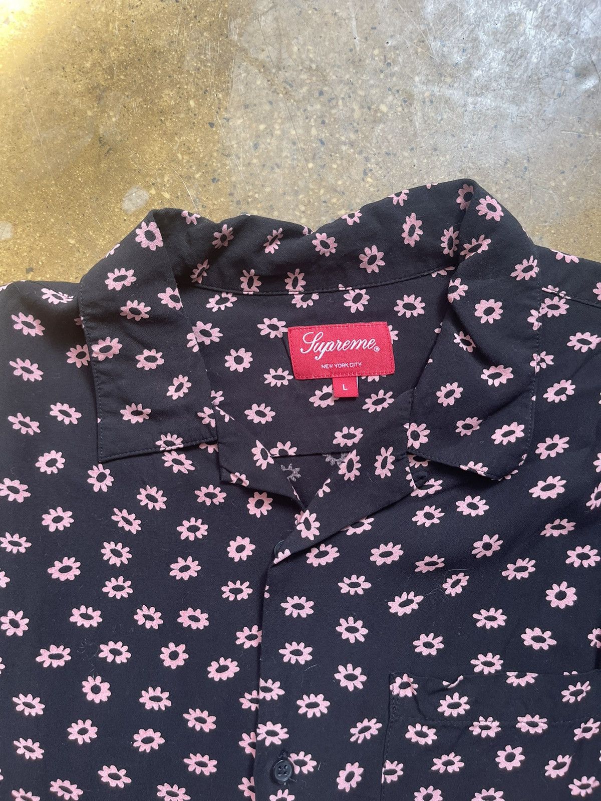 Supreme Supreme Camp Collar Rayon Flower Size US L / EU 52-54 / 3 - 5 Thumbnail
