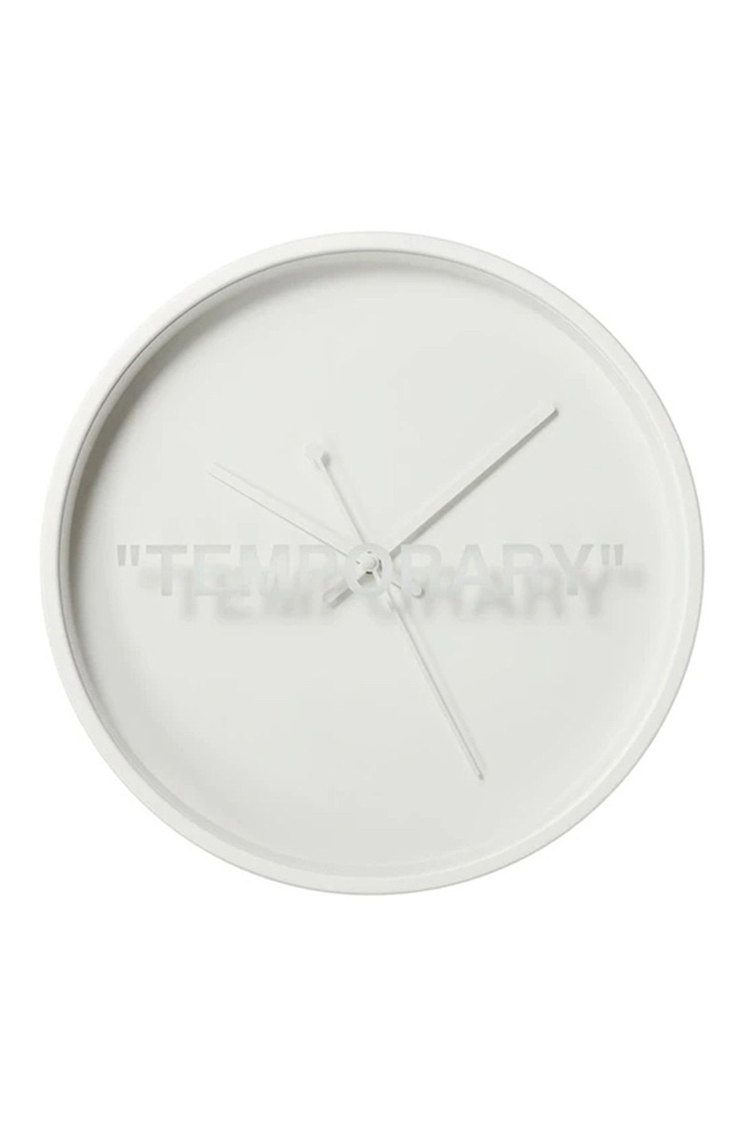 image of Ikea Markerad "temporary" Wall Clock in White, Men's