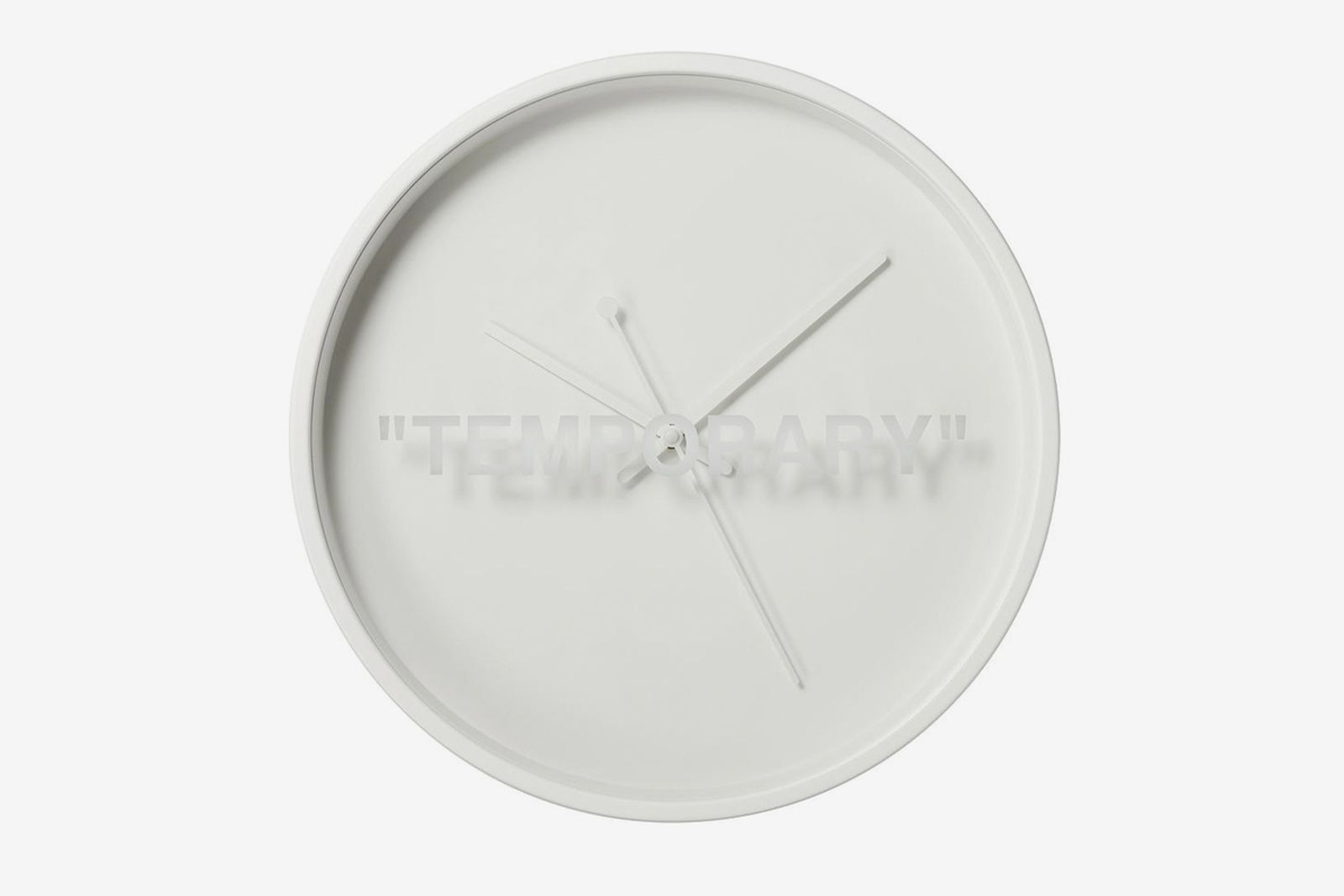 Ikea × Virgil Abloh Virgil Abloh x IKEA MARKERAD "TEMPORARY" Wall Clock Size ONE SIZE - 3 Thumbnail