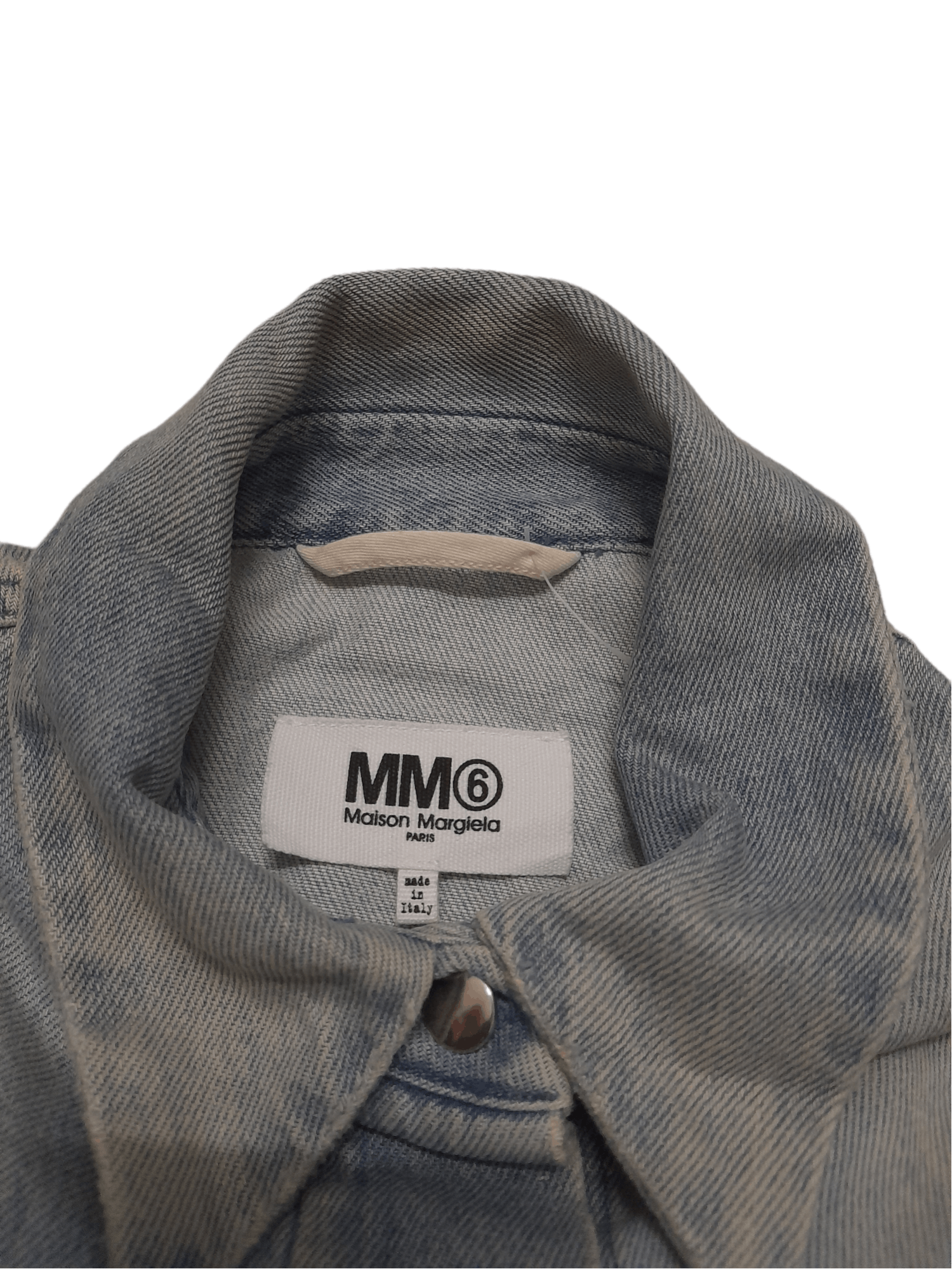 Maison Margiela MM6 Maison Martin Margiela Oversized Denim Jacket (D909) Size US L / EU 52-54 / 3 - 3 Thumbnail