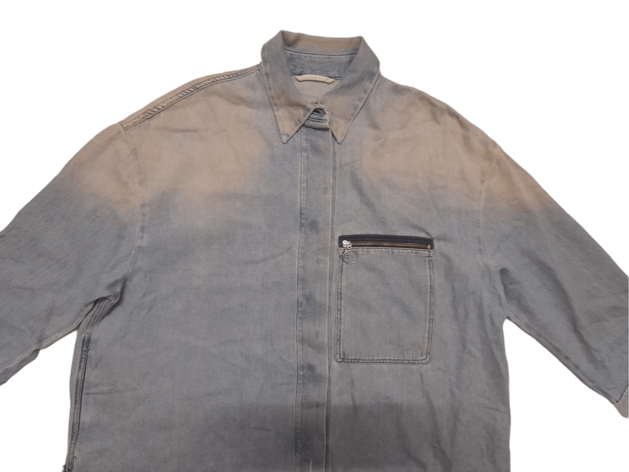 Maison Margiela MM6 Maison Martin Margiela Oversized Denim Jacket (D909) Size US L / EU 52-54 / 3 - 2 Thumbnail