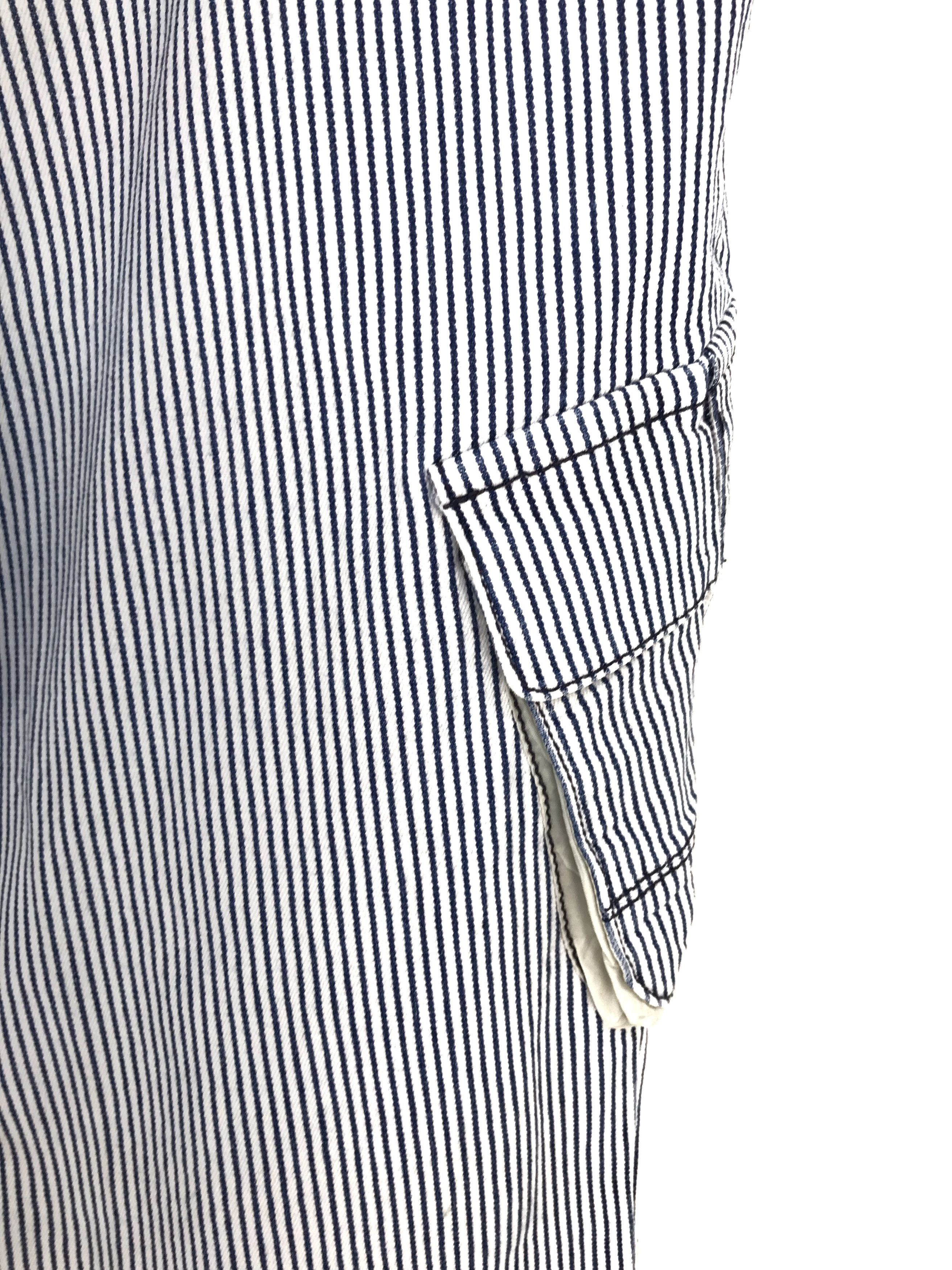 Jean Charles De Castelbajac CASTELBAJAC SPORT Striped Hickory Cargo Jeans Size US 34 / EU 50 - 12 Thumbnail